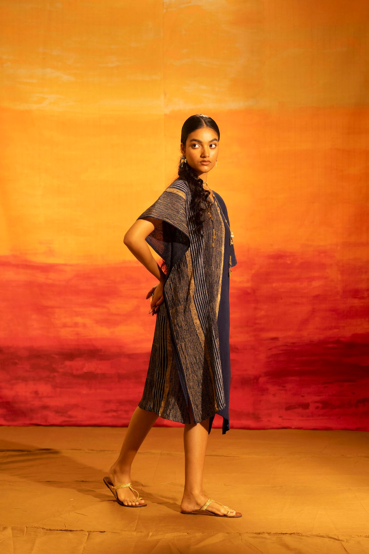 Illume Luma Navy Blue Kaftan