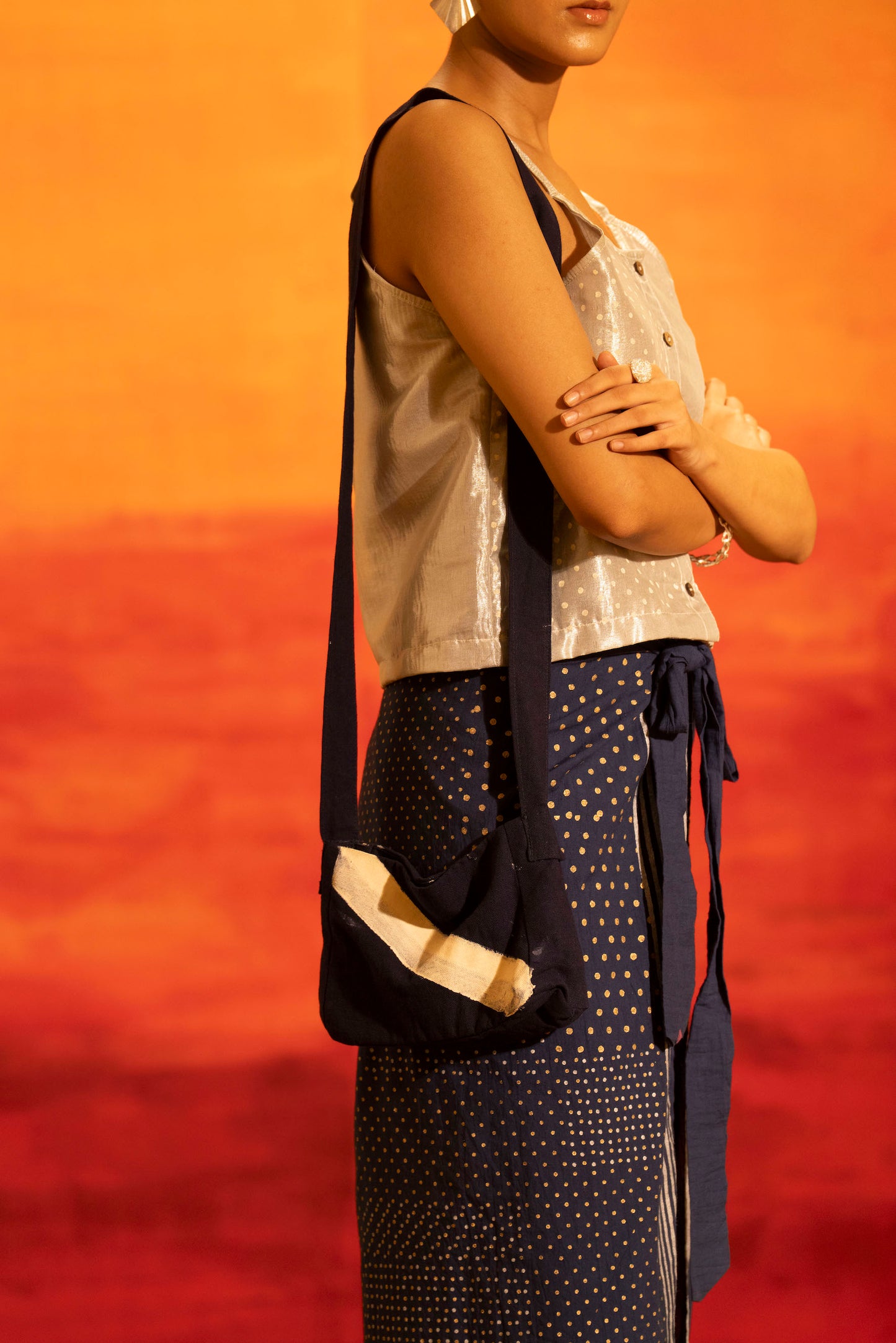 Illume Navy CrossbodyBag