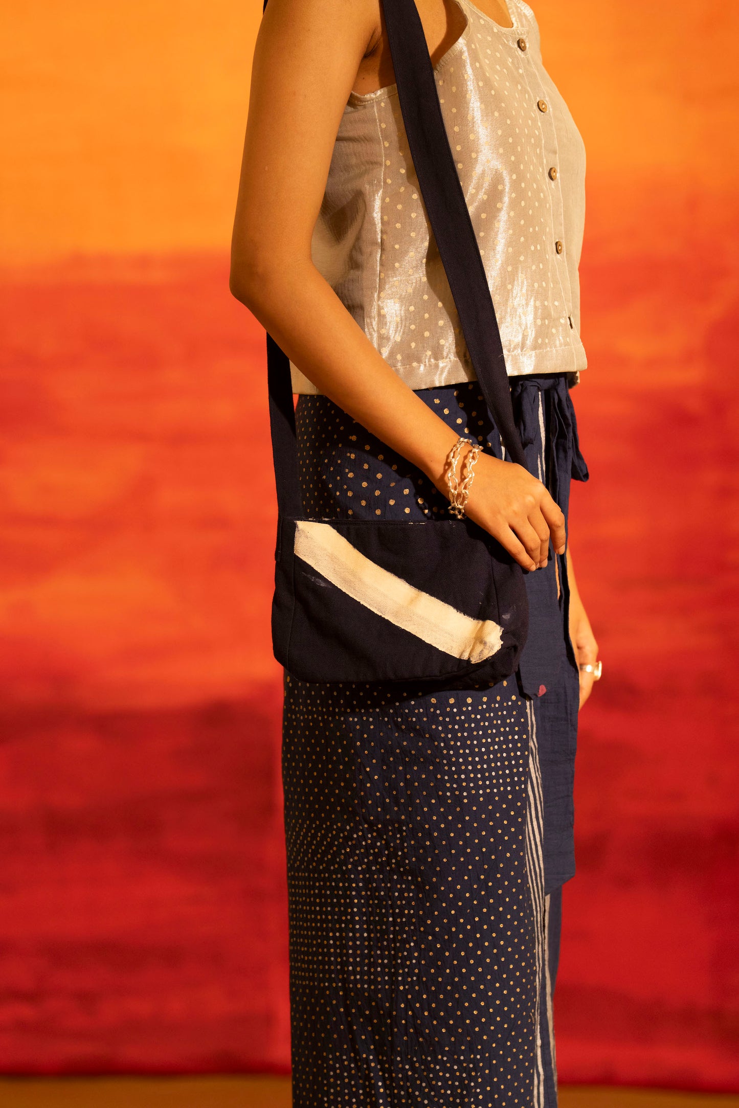 Illume Navy CrossbodyBag