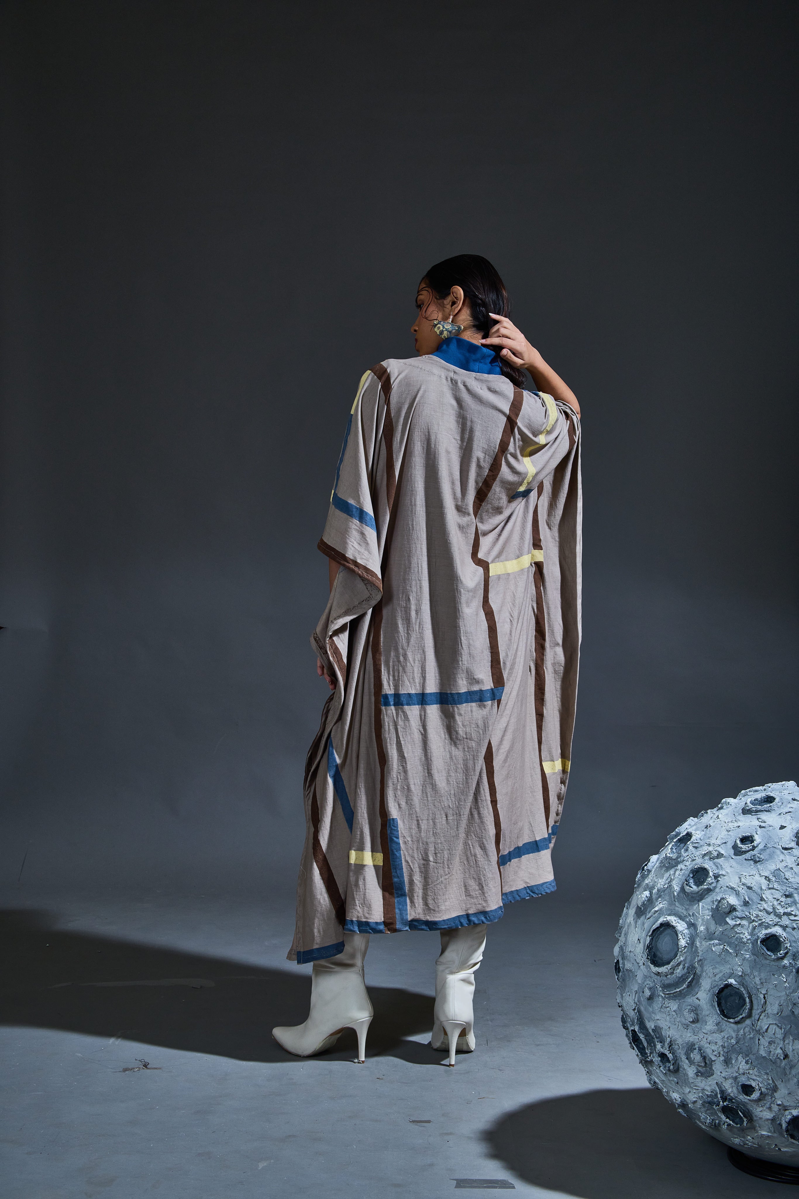 Crater Stormy Grey Kaftan