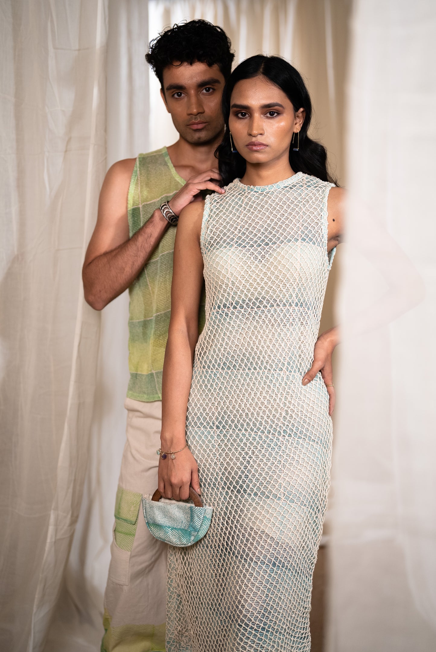 MARINA honeycomb dress