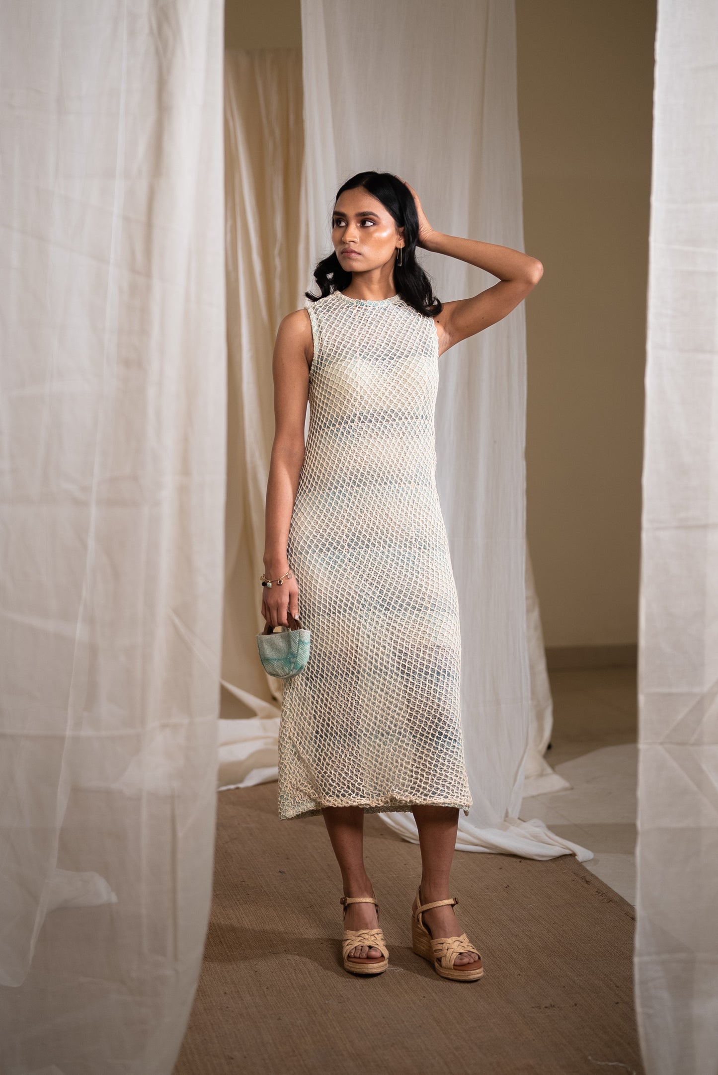 MARINA honeycomb dress