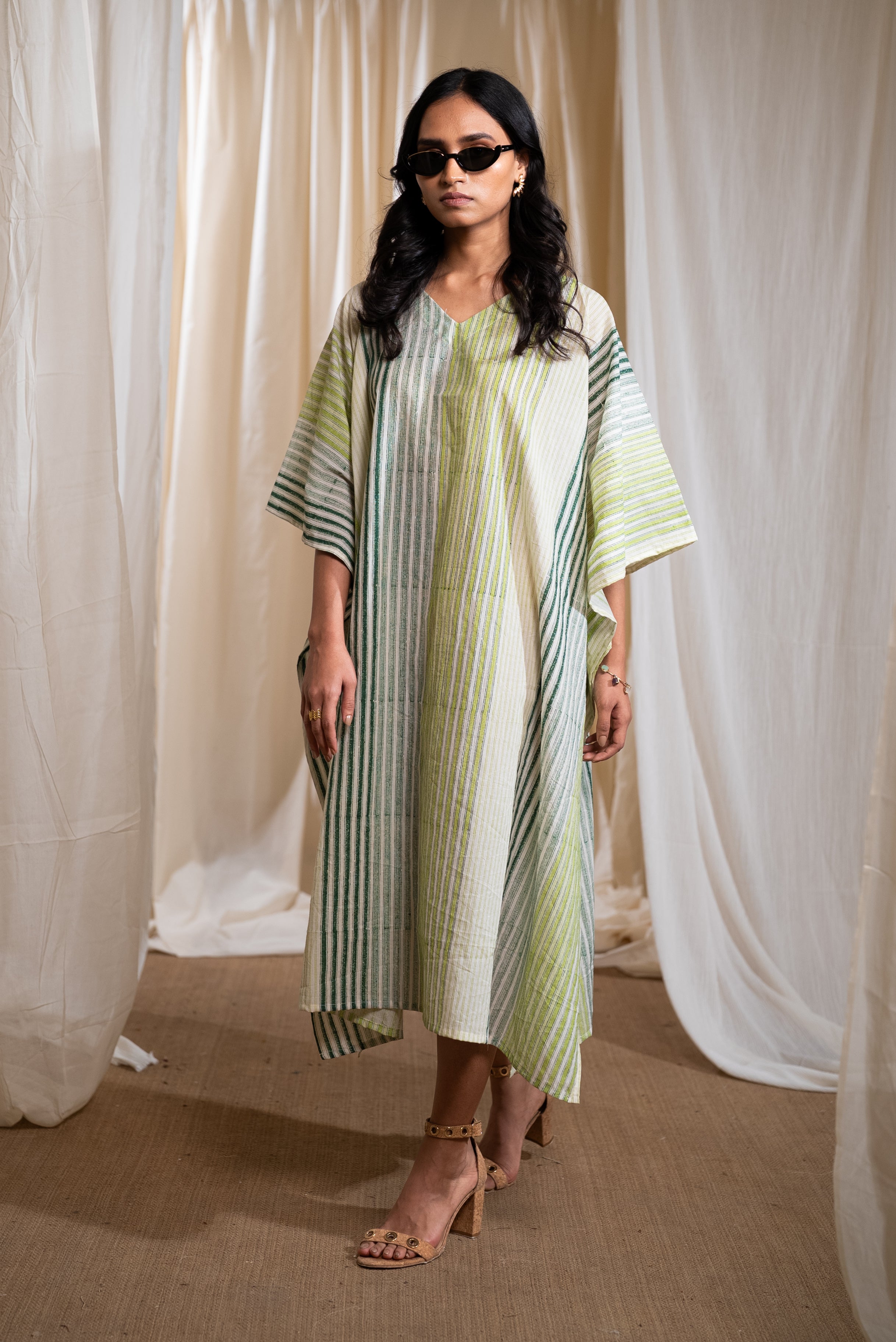 MARINA skyline cotton kaftan