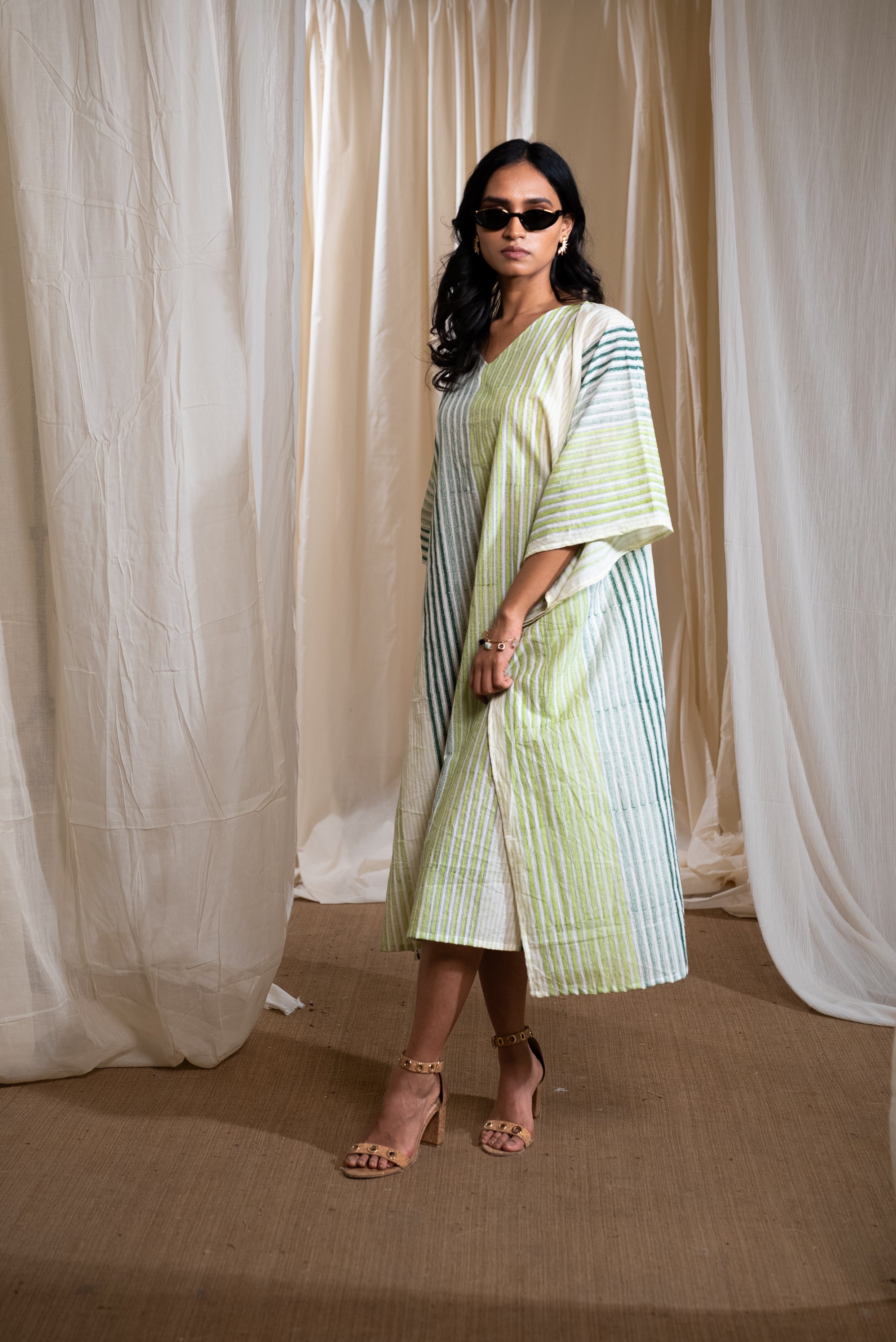 MARINA skyline cotton kaftan