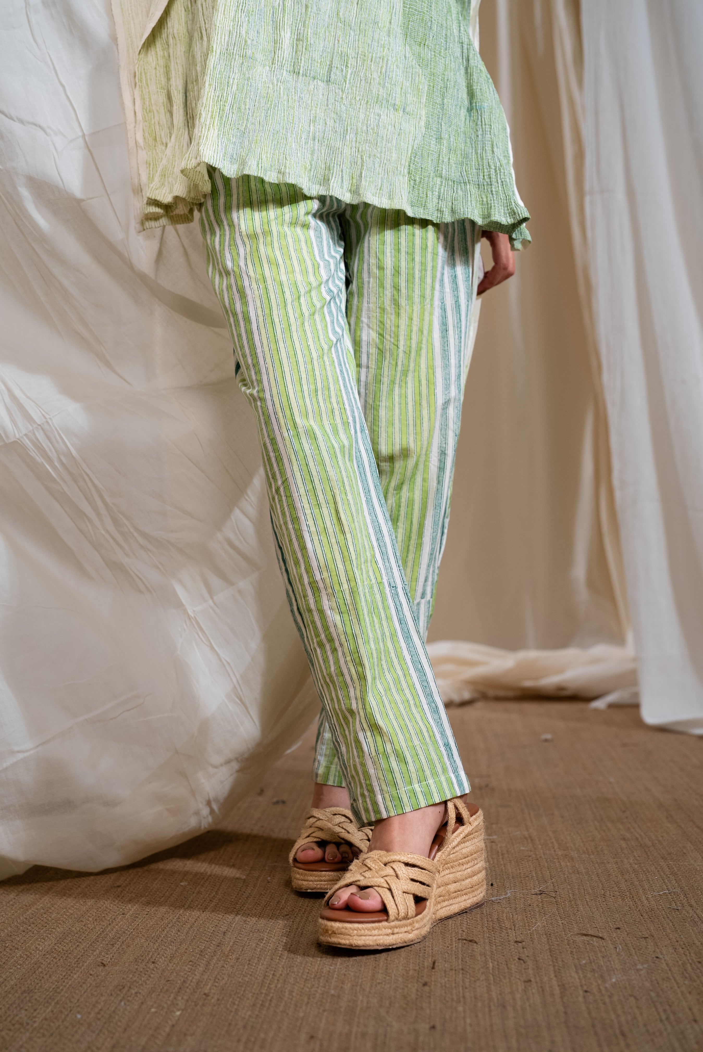 MARINA skyline cotton kaftan coordinate