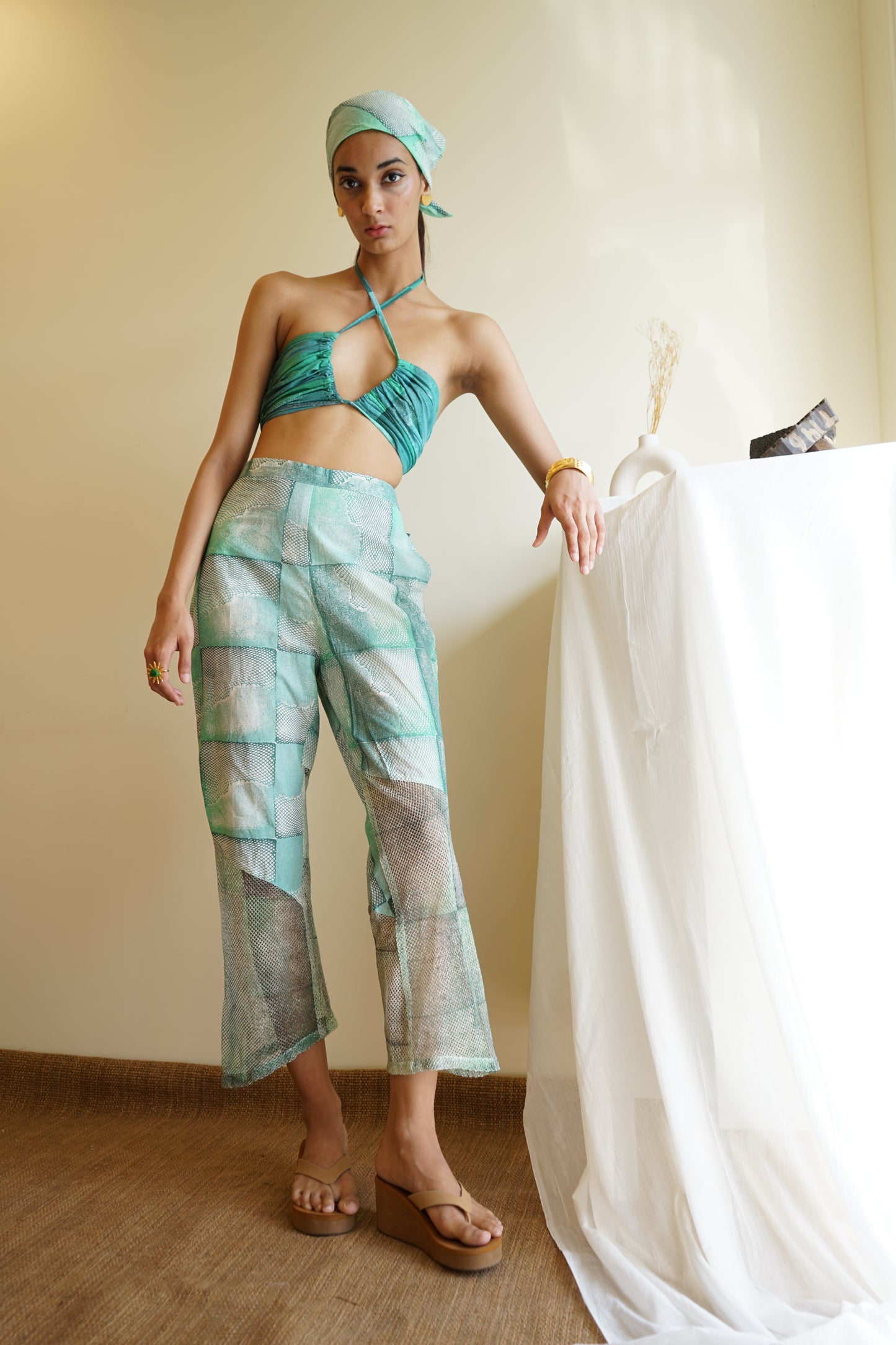 MARINA honeycomb pants