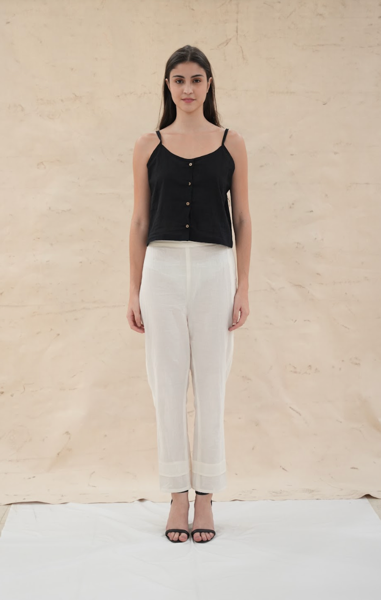 Silkwaves ESSENTIALS Mismatched Black Co-ord Set