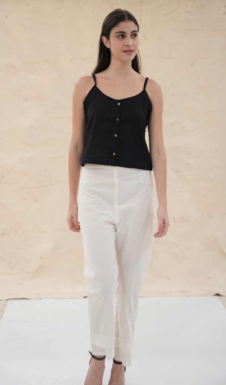 Silkwaves ESSENTIALS Mismatched Black Co-ord Set