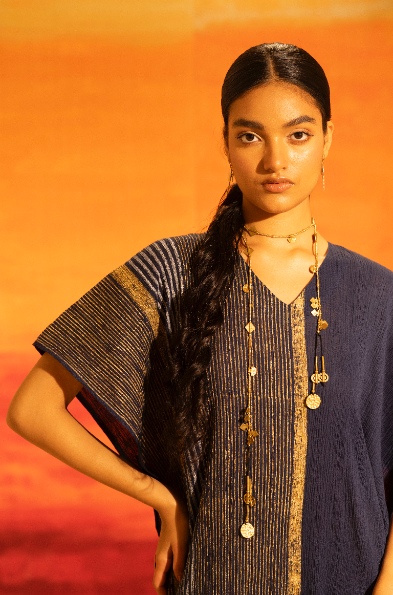 Illume Luma Navy Blue Kaftan