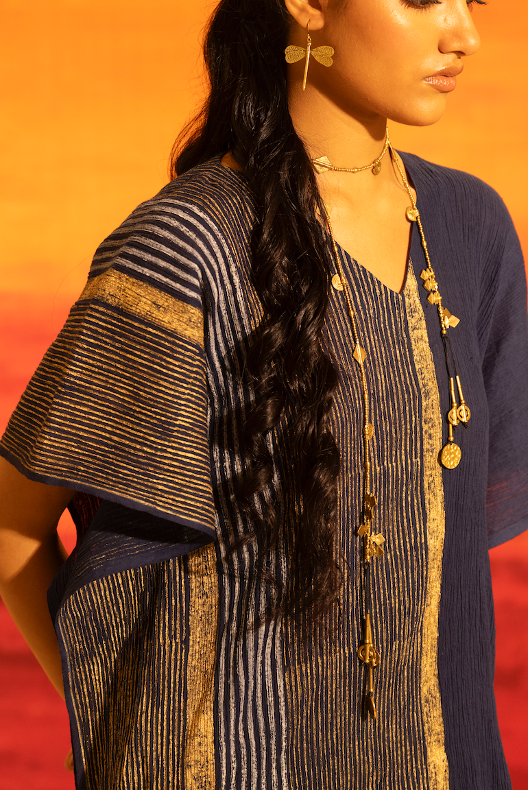 Illume Luma Navy Blue Kaftan