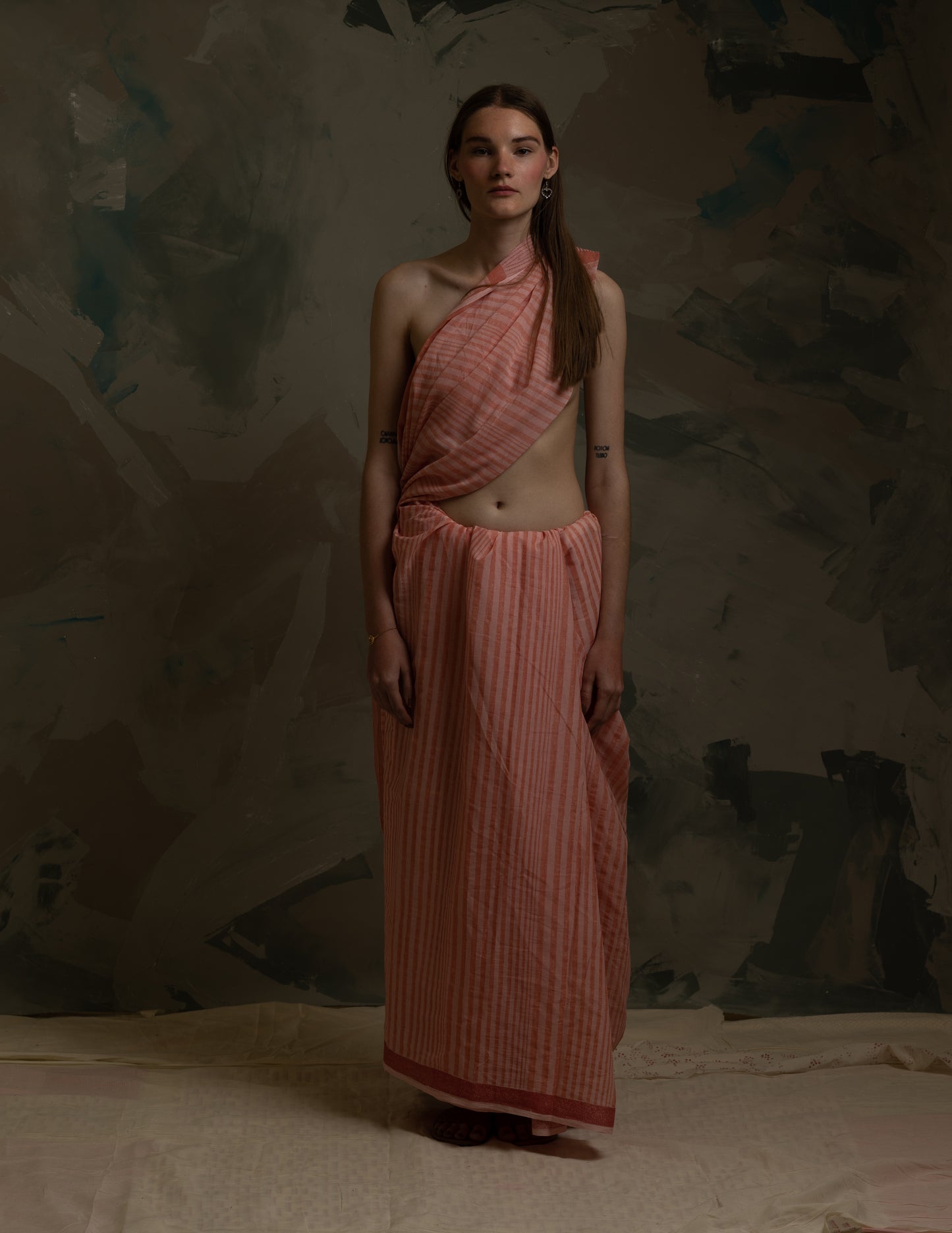 Clove Pink Doppler Saree