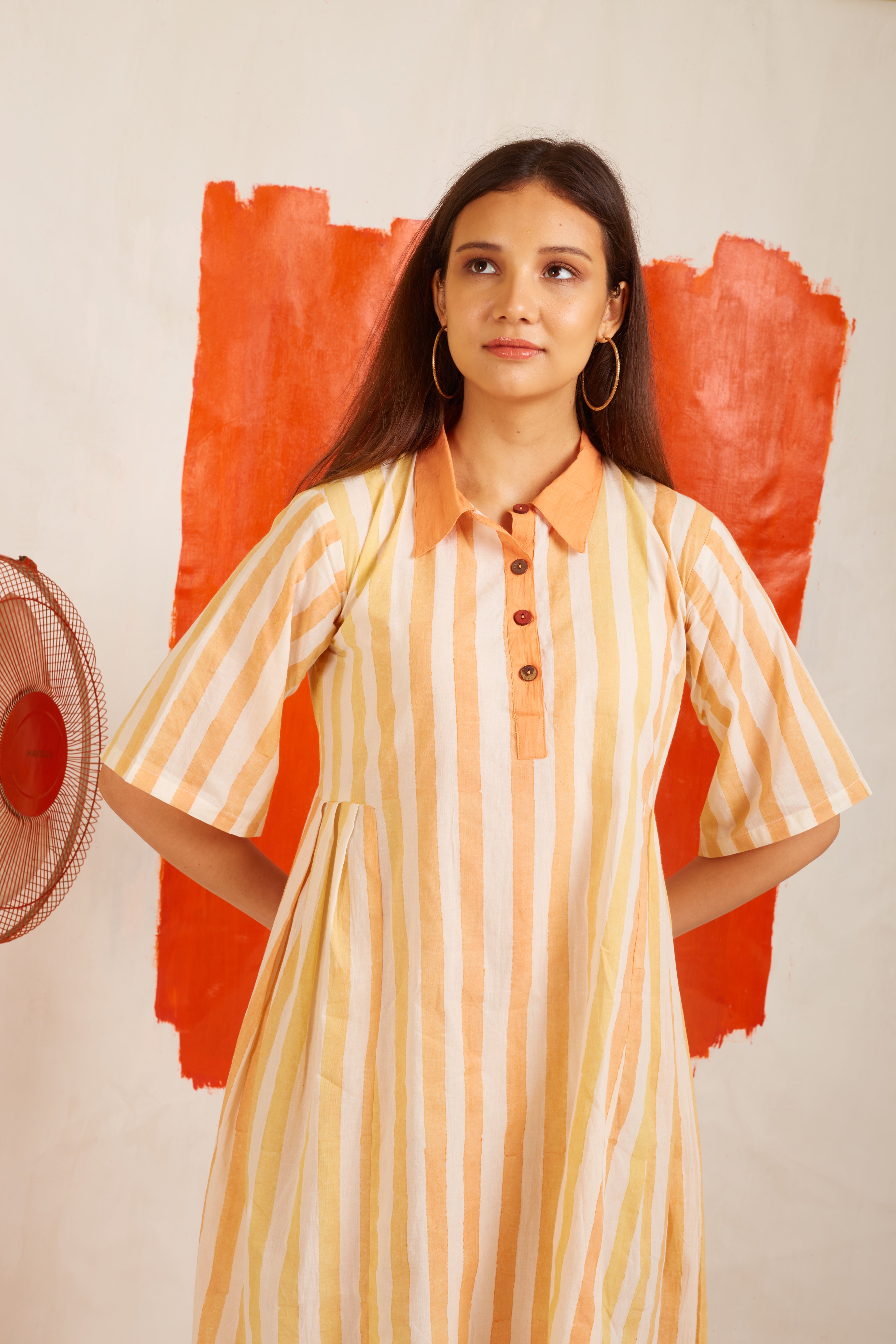 BANANA Orange Bar Dress