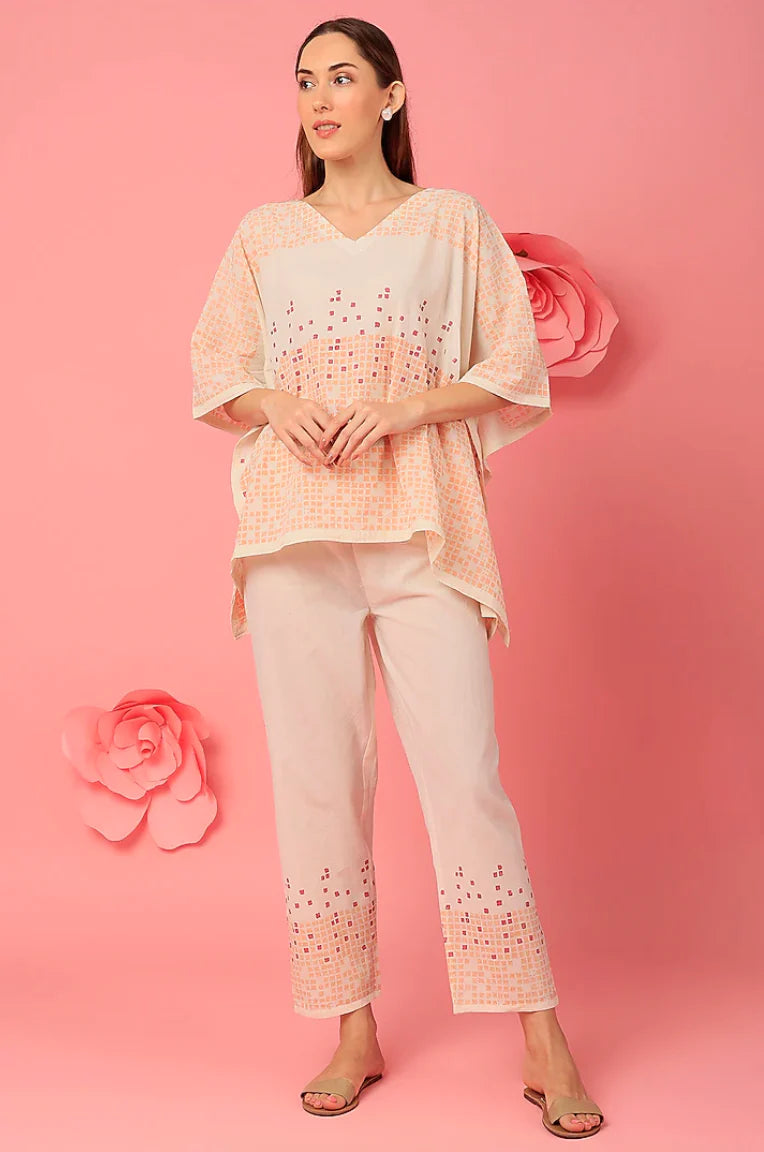 Clove Micro Square print pants
