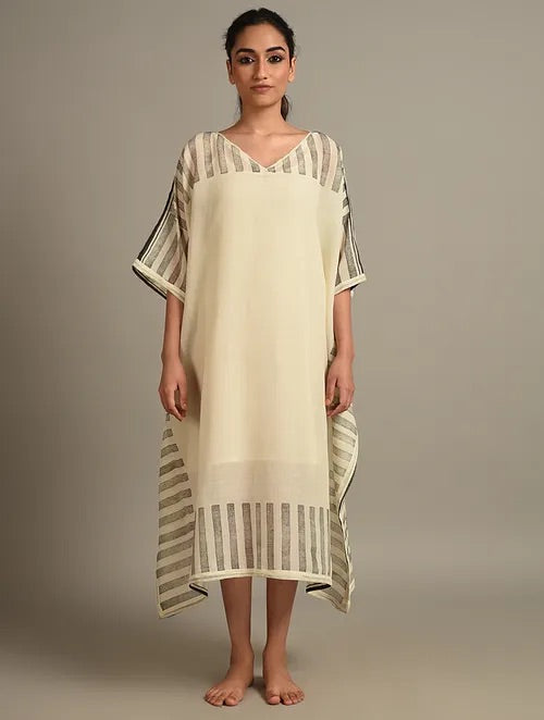 Corner Piano Long Kaftan with Slip