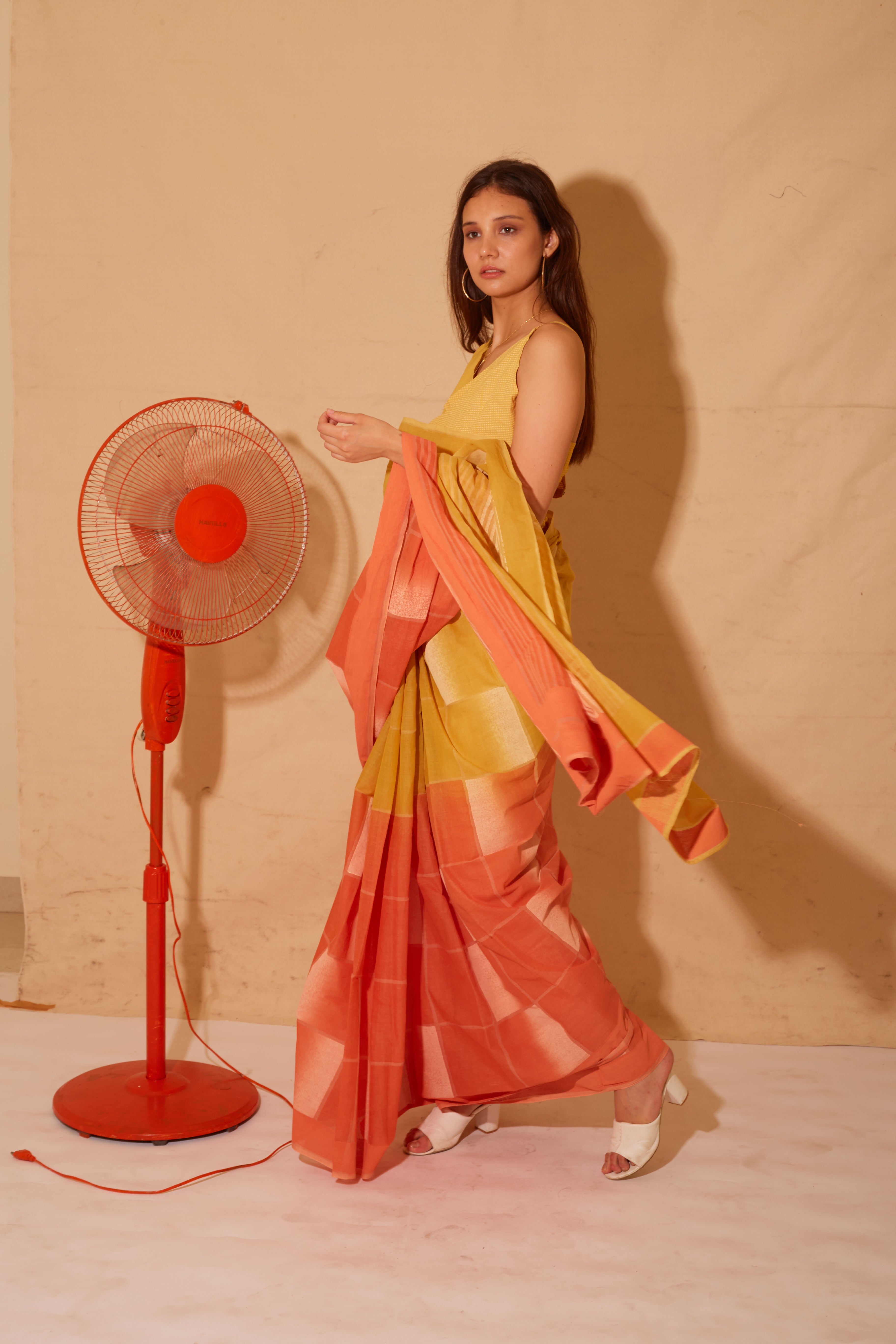 BANANA Summer Up Saree with Wrap Top