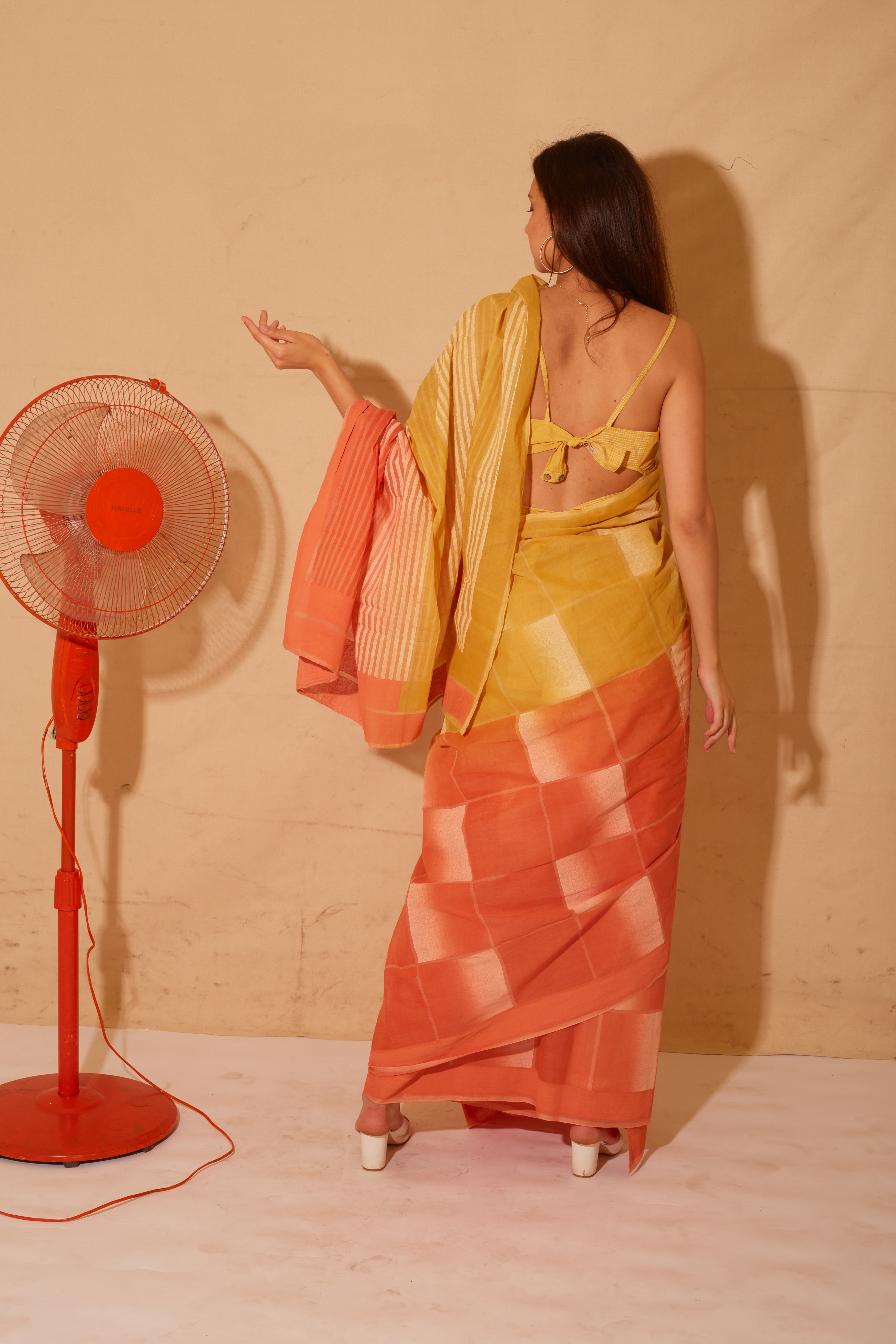 BANANA Summer Up Saree with Wrap Top
