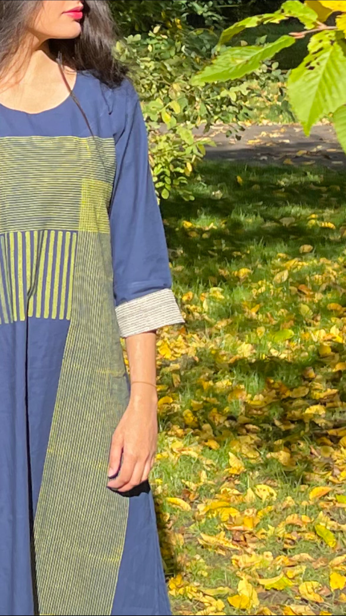 Twister Navy Dress