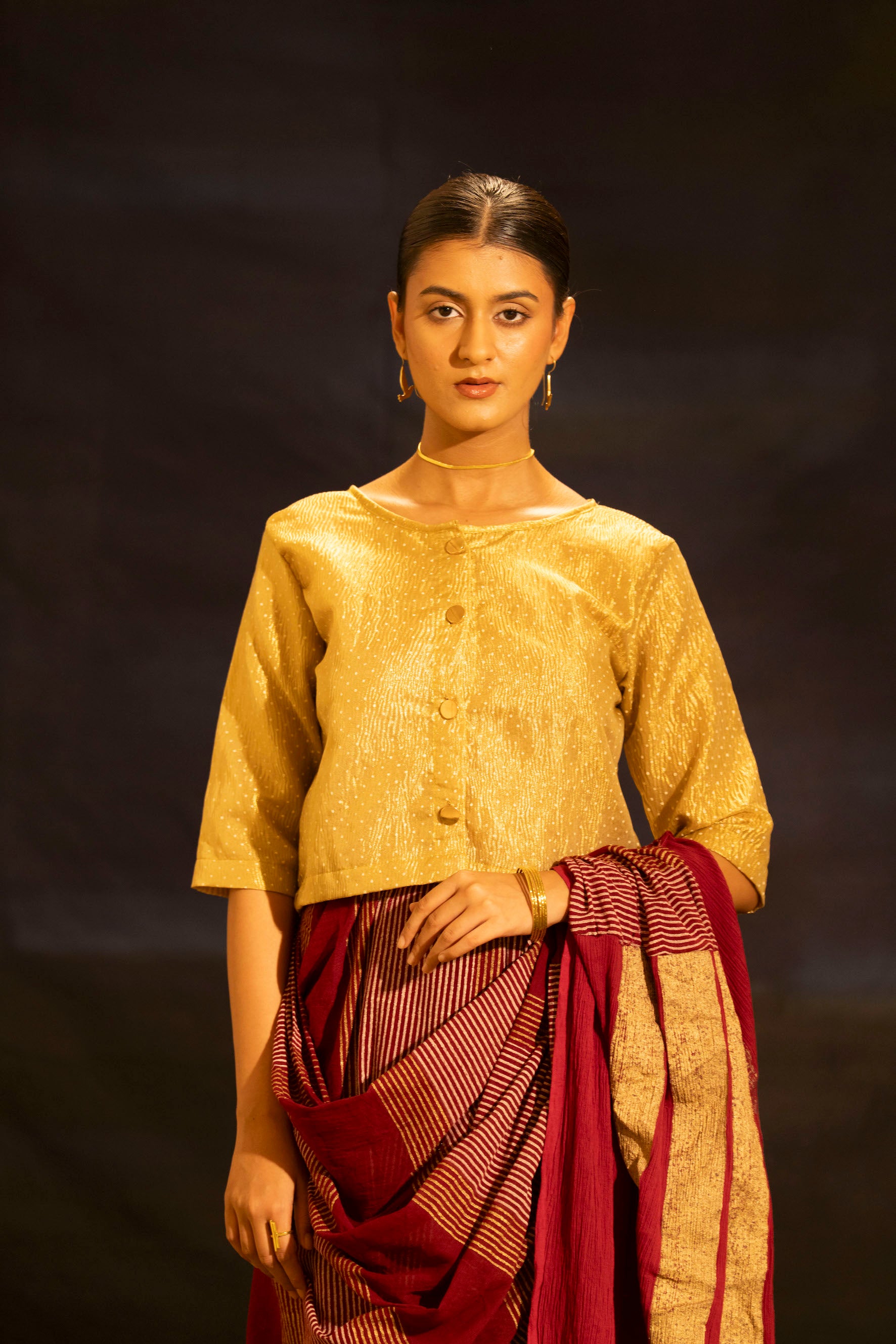 Illume Prism Gold Blouse