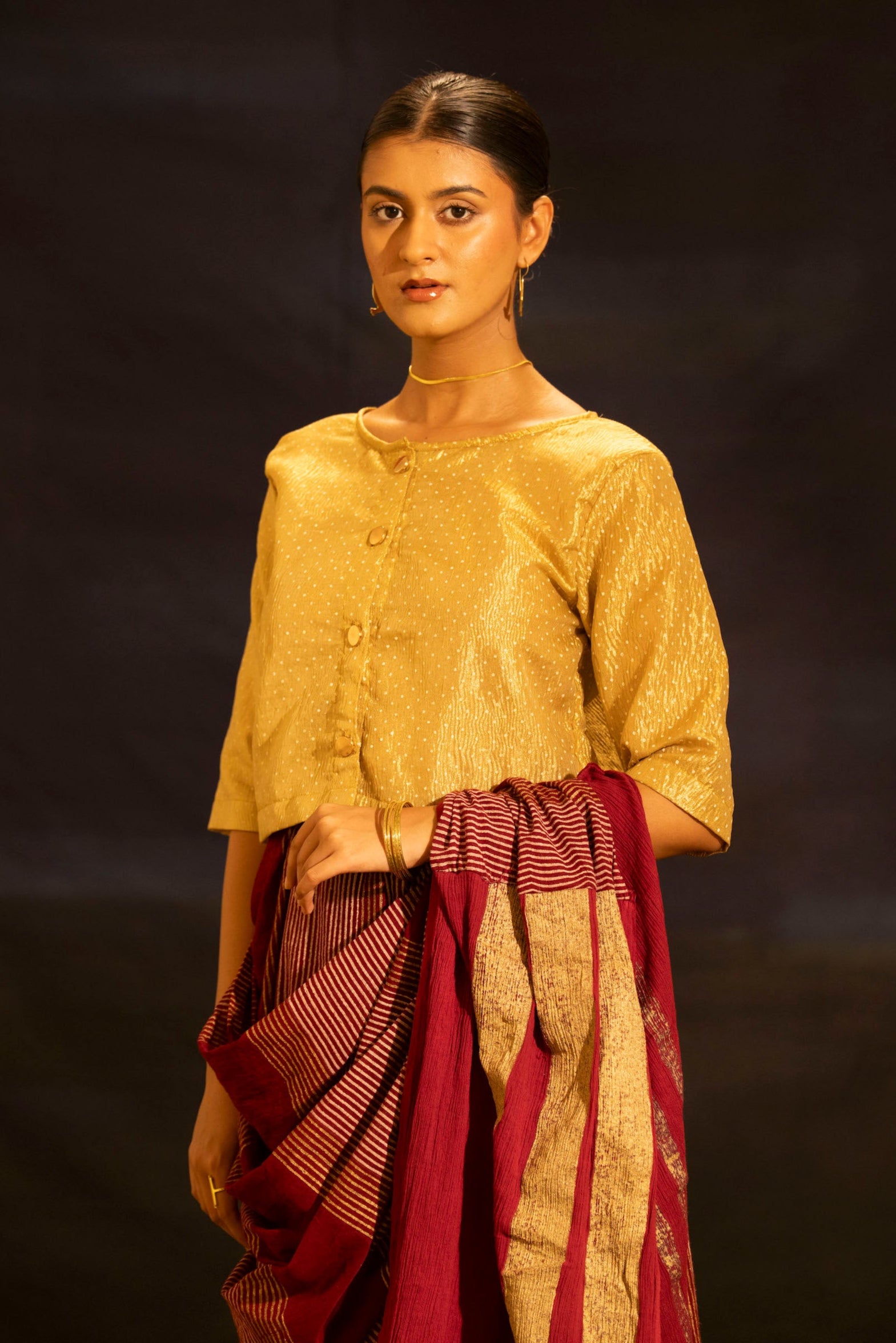 Illume Prism Gold Blouse
