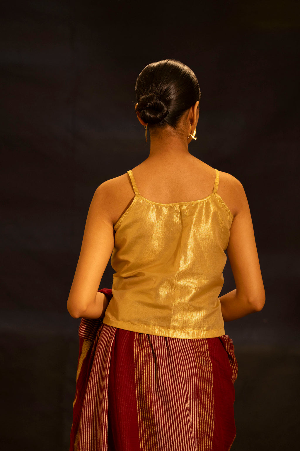Illume Prism Gold Strap Top