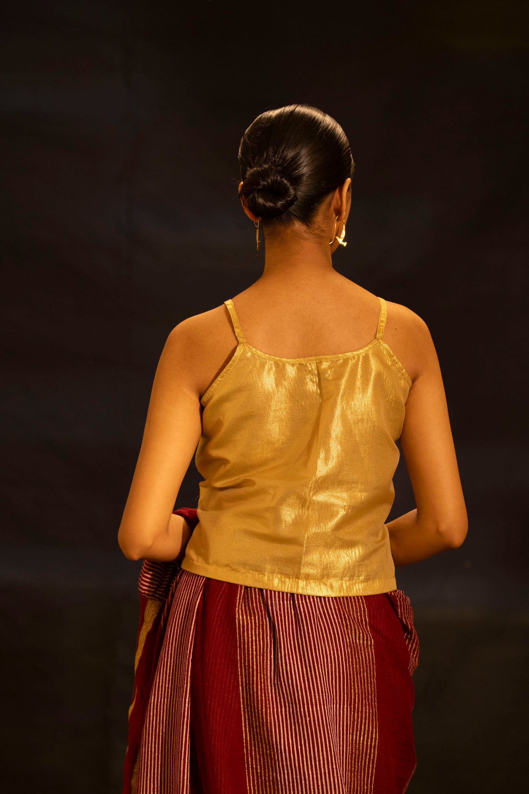 Illume Prism Gold Strap Top