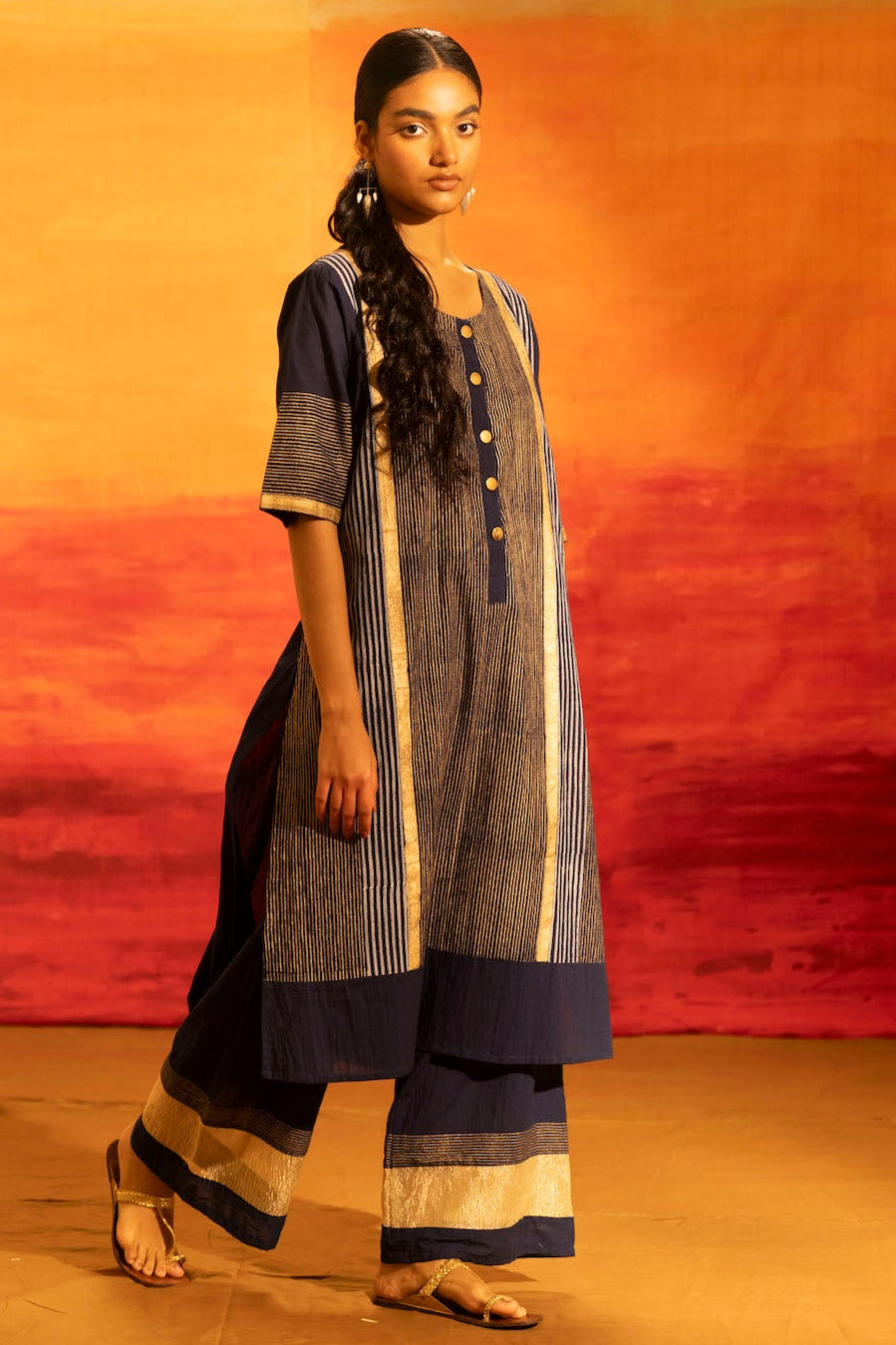 Illume Luma Navy Kurta with Pants