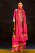 Illume Level Pink Kurta Set (Set of 3) - BANANA labs