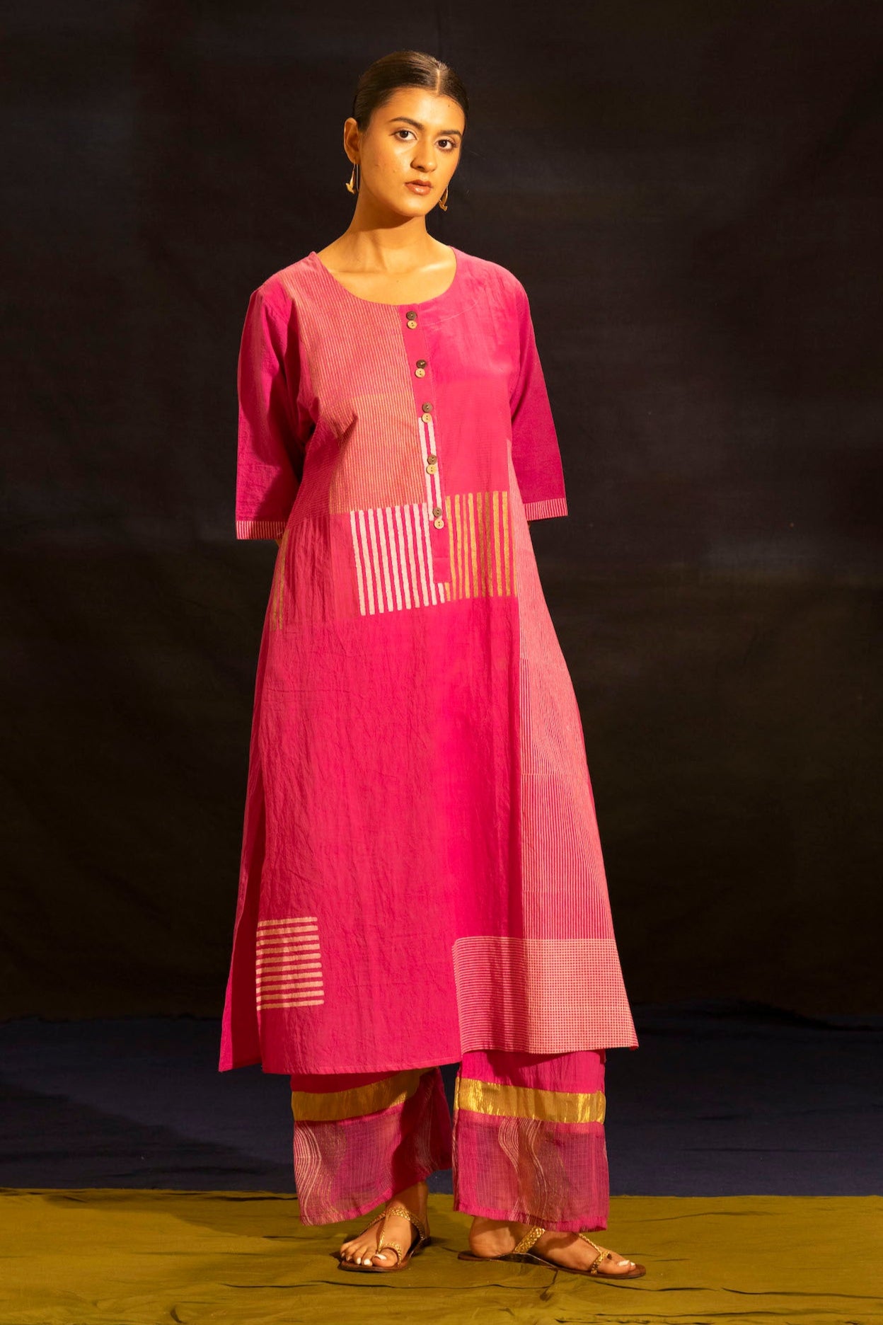 Illume Halo Shocker Pink Kurta