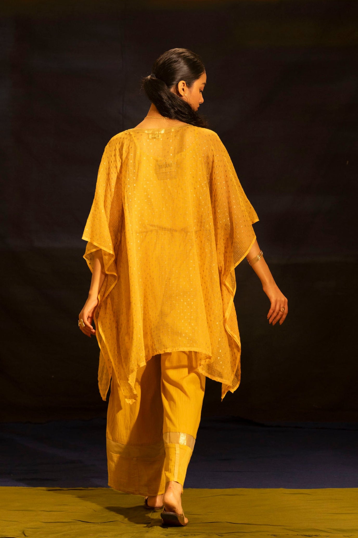 Illume Sunlit Rivet Kaftan Set with Pants and Slip (Set of 2)