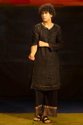 Illume Man Rivet Black Kota Kurta with lining - BANANA labs