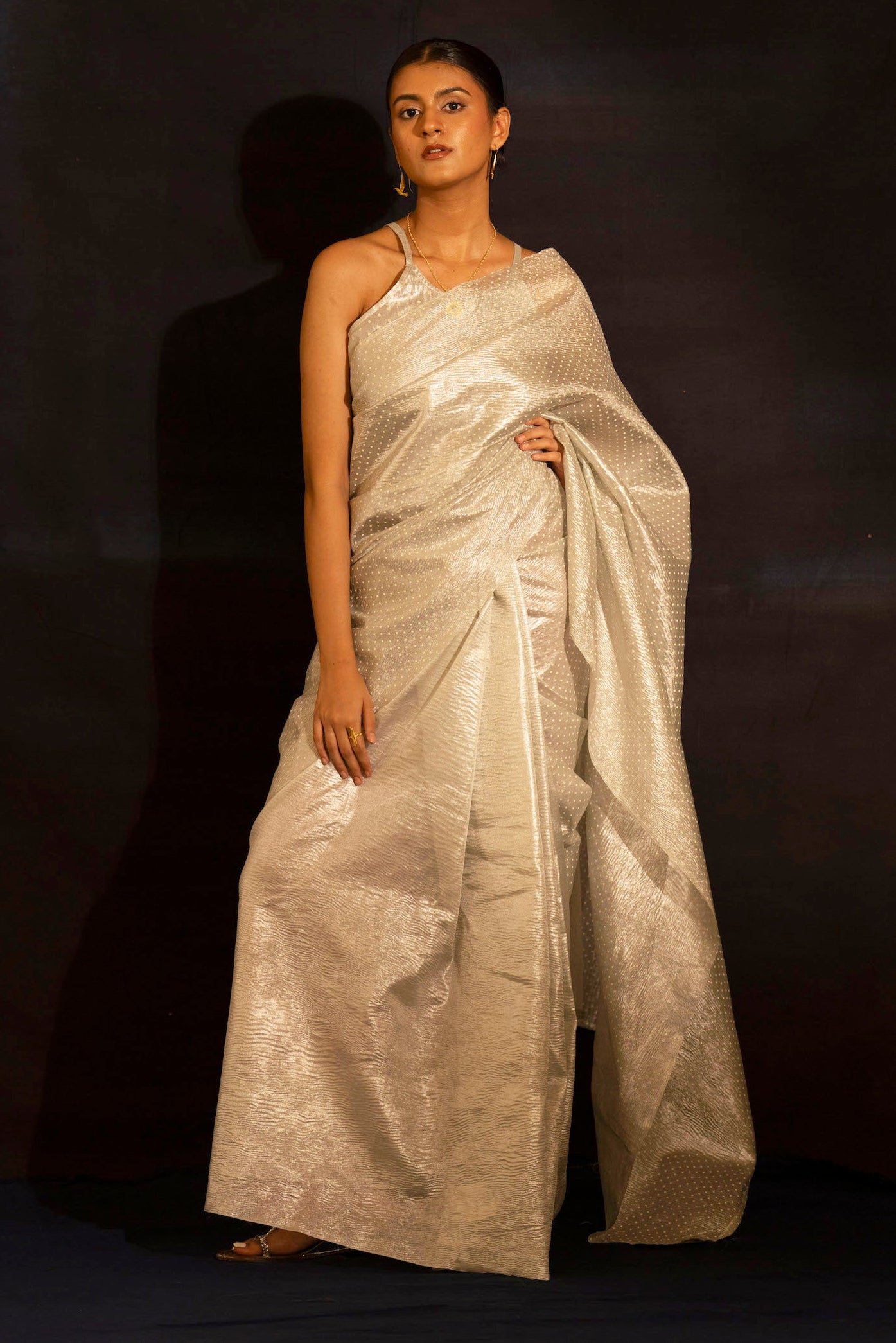 Illume Liquid Silver Saree