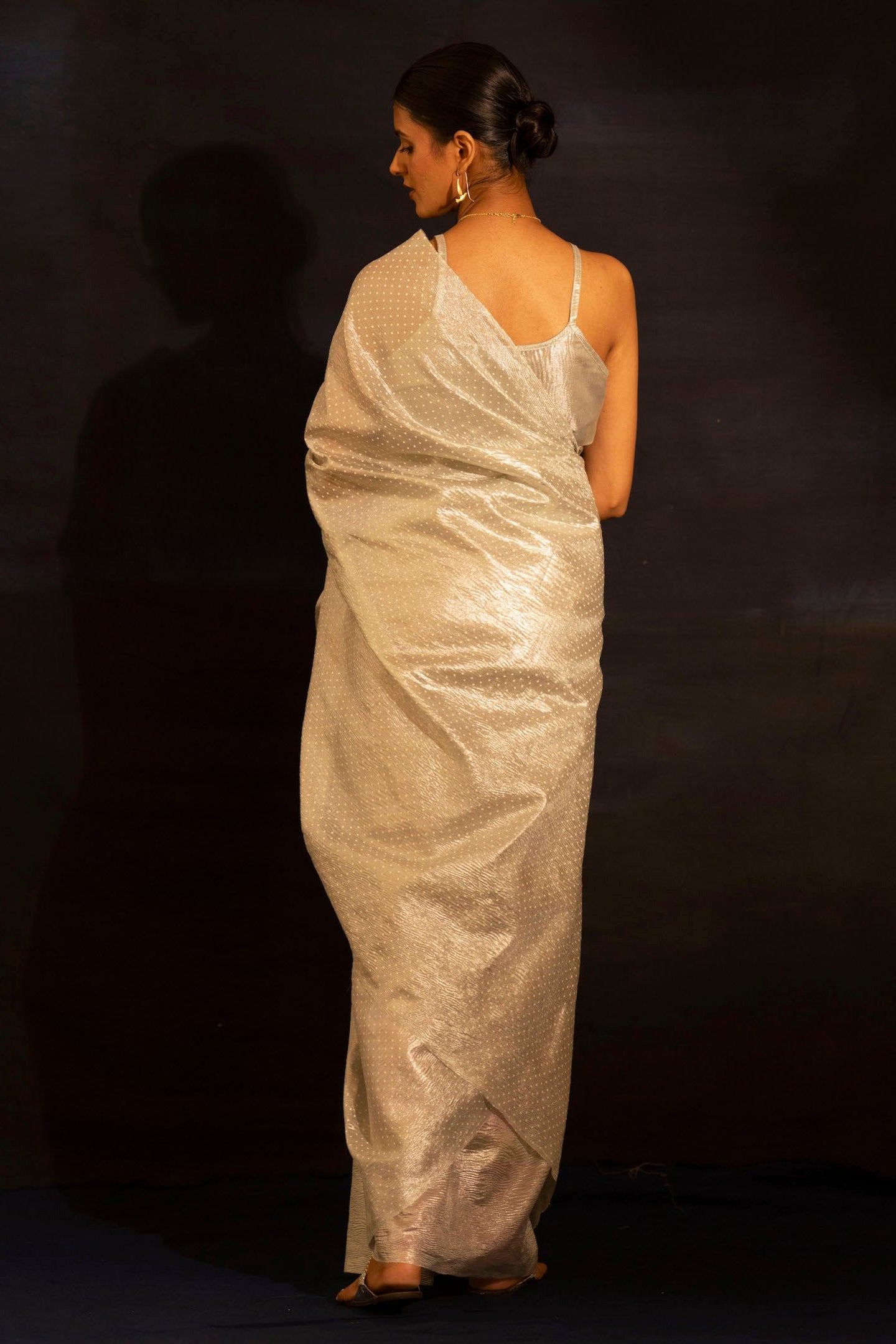 Illume Liquid Silver Saree