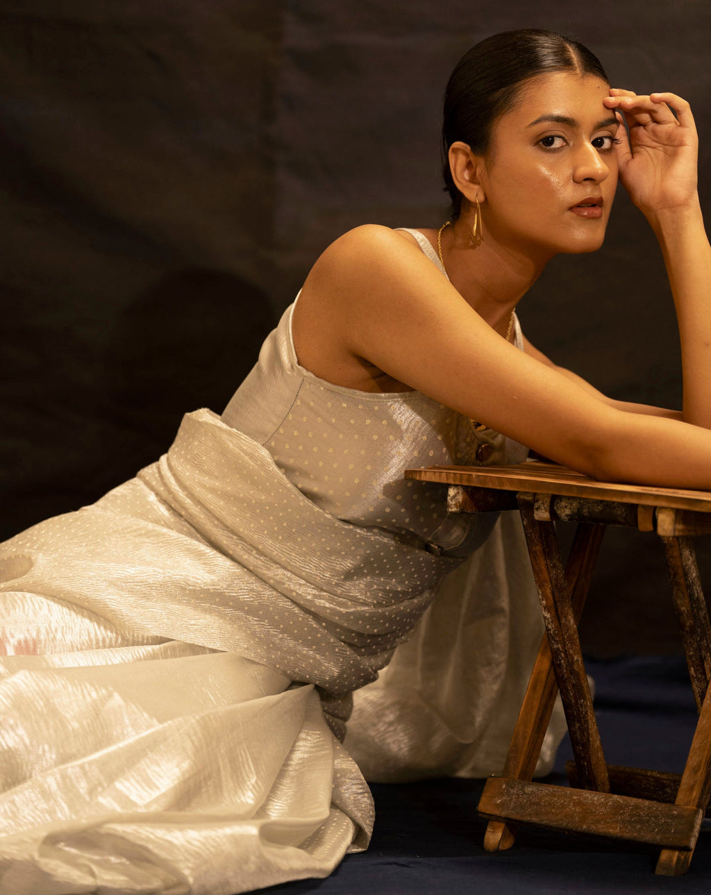 Illume Liquid Silver Saree