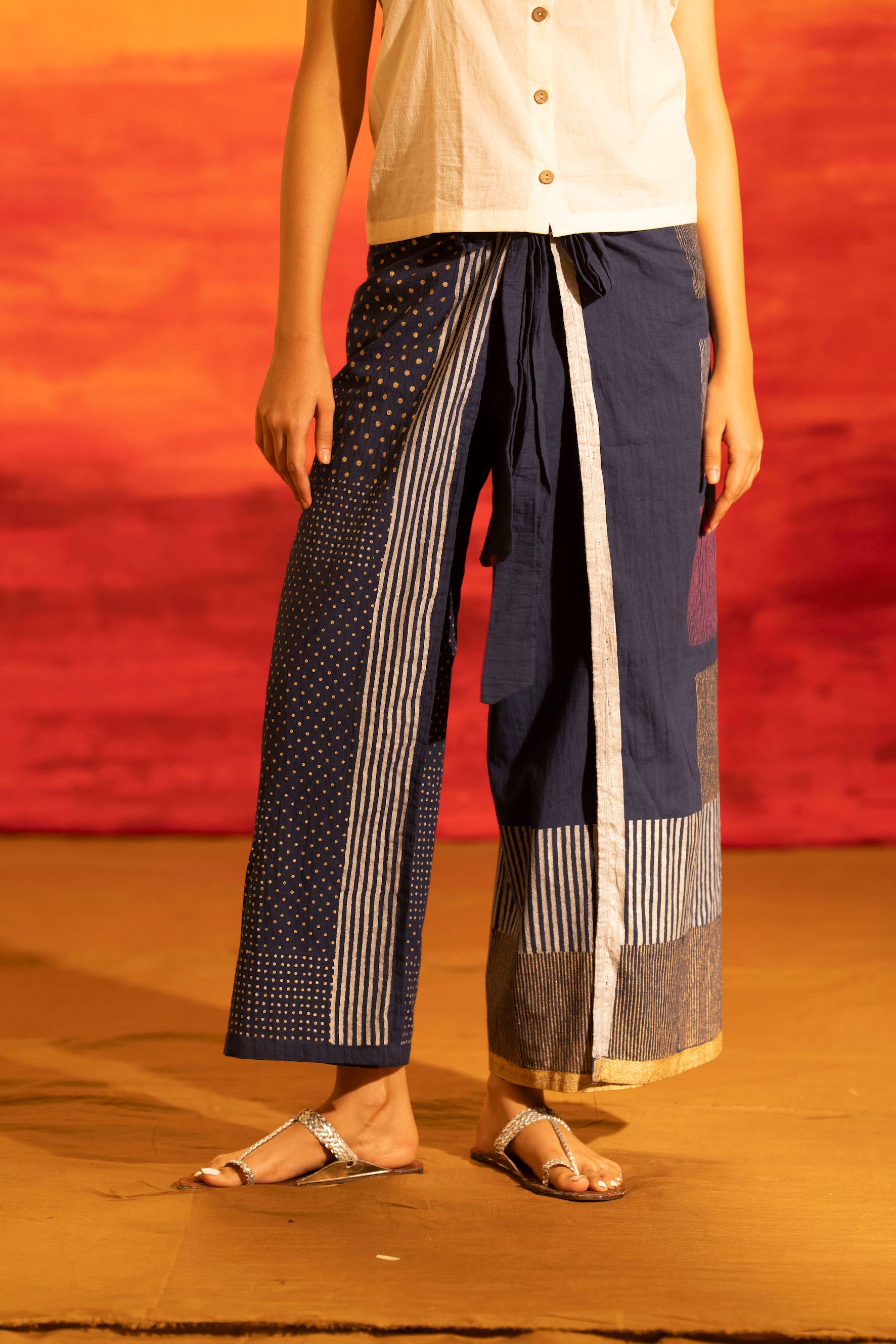 Illume Navy Laze Pants