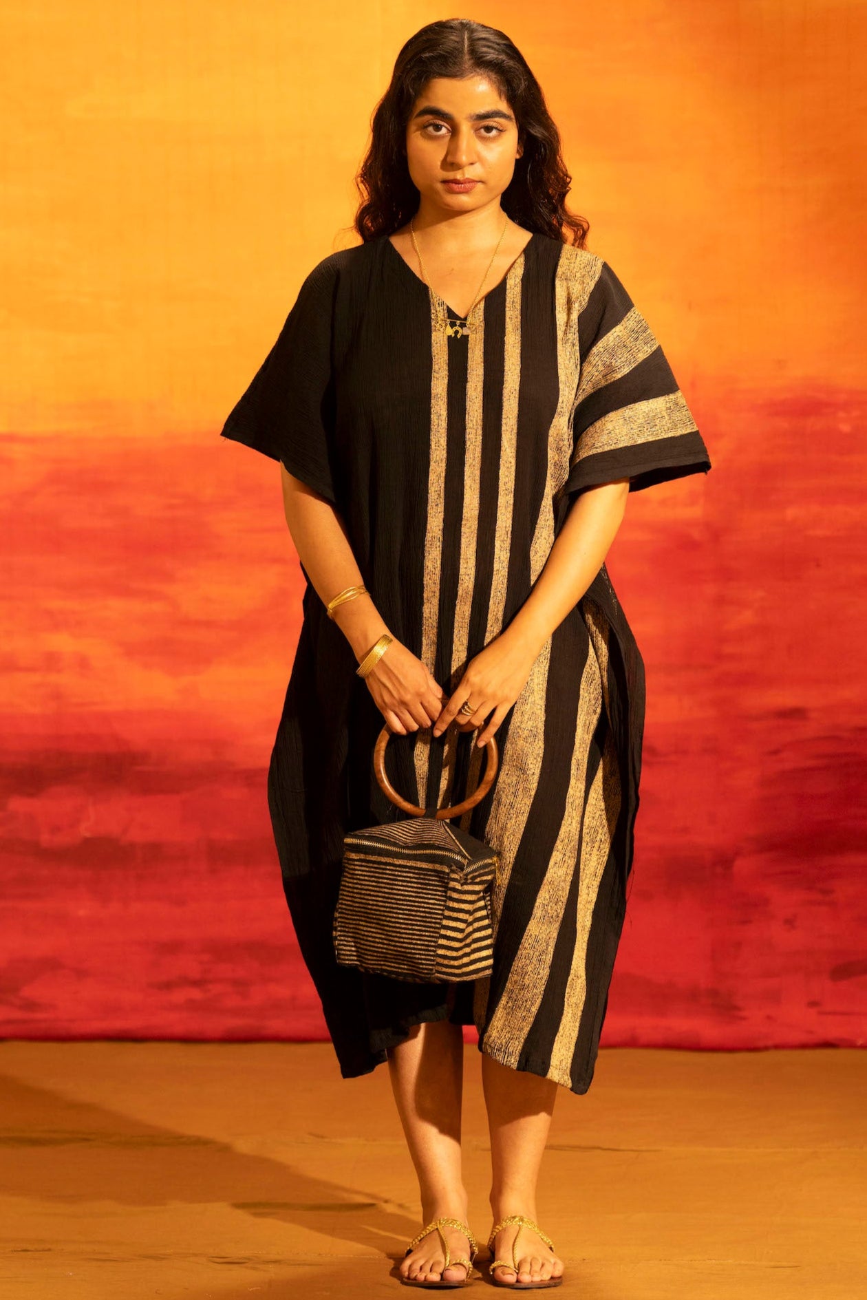 Illume Noir Black Kaftan