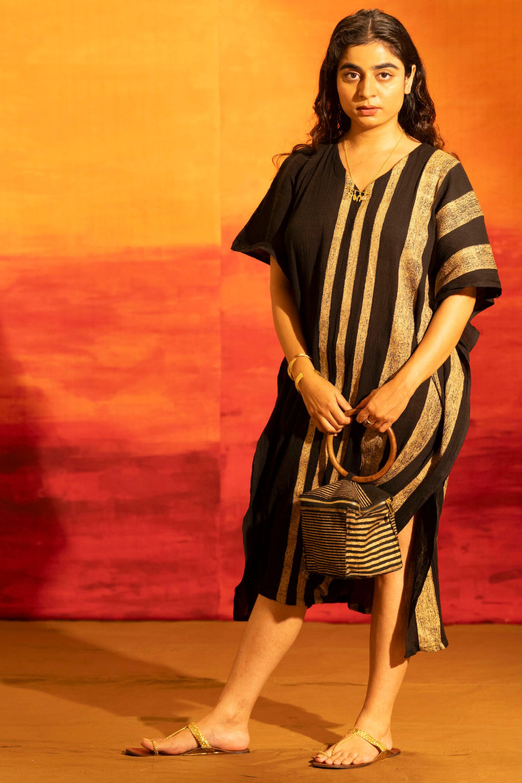 Illume Noir Black Kaftan