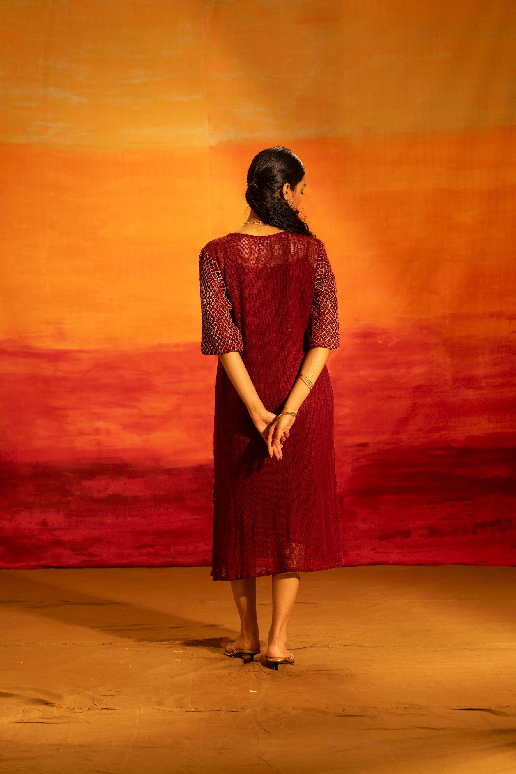 Illume Eclipse Maroon Dress