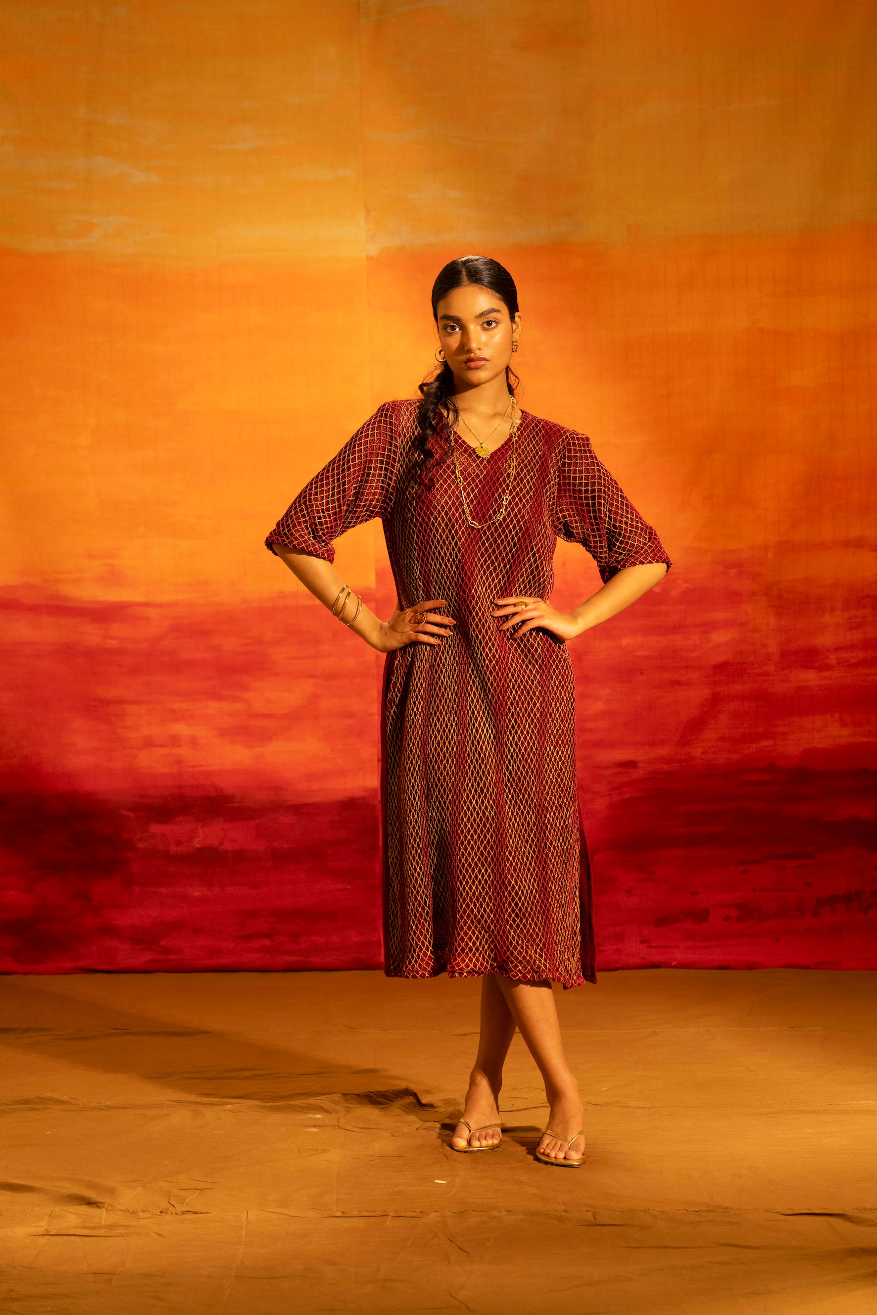 Illume Eclipse Maroon Dress