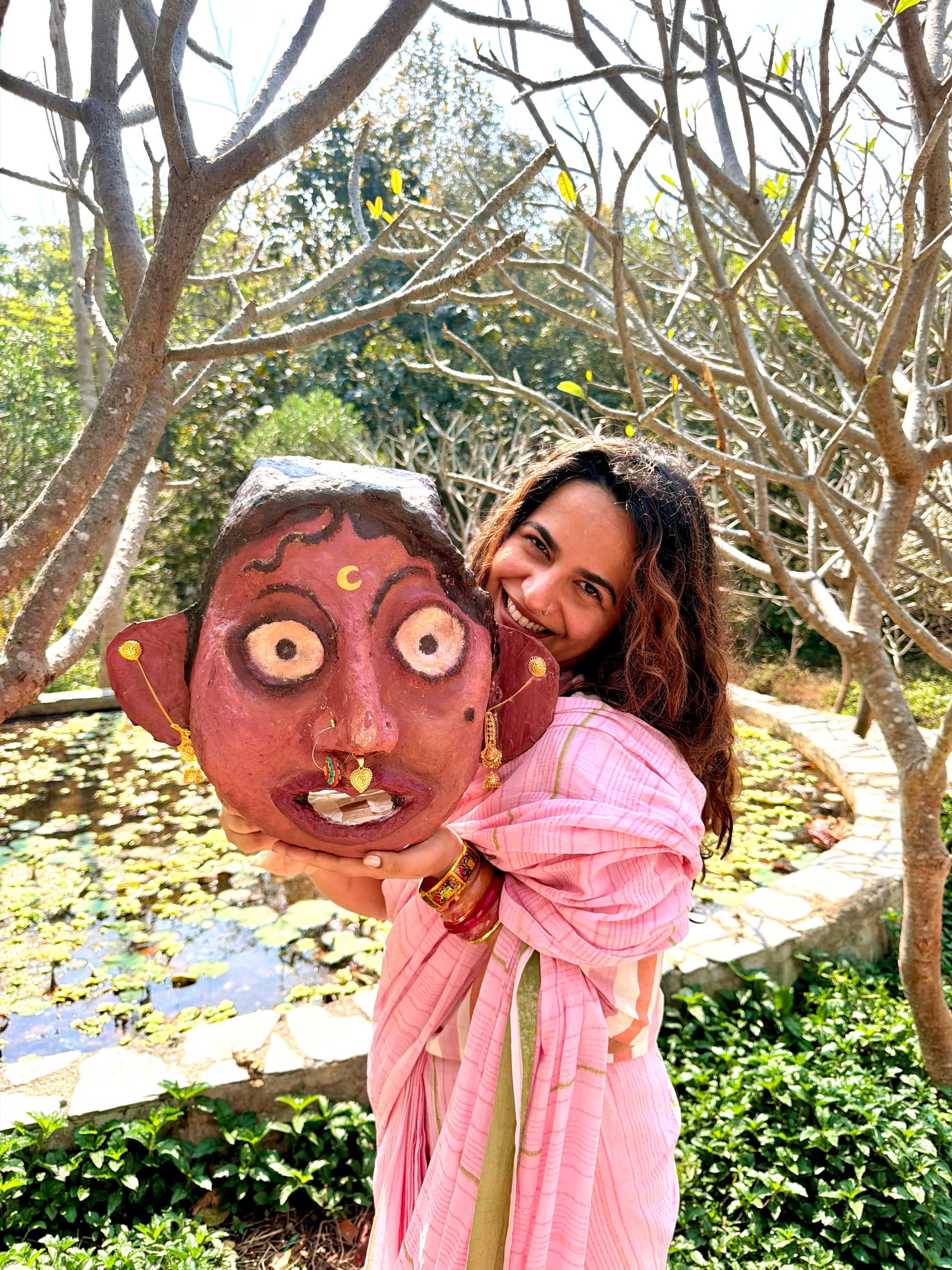 BANANA Clove Amrai's pick Powder Pink Saree