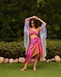 Weekend Blue Lagoon Kota Doria Shrug