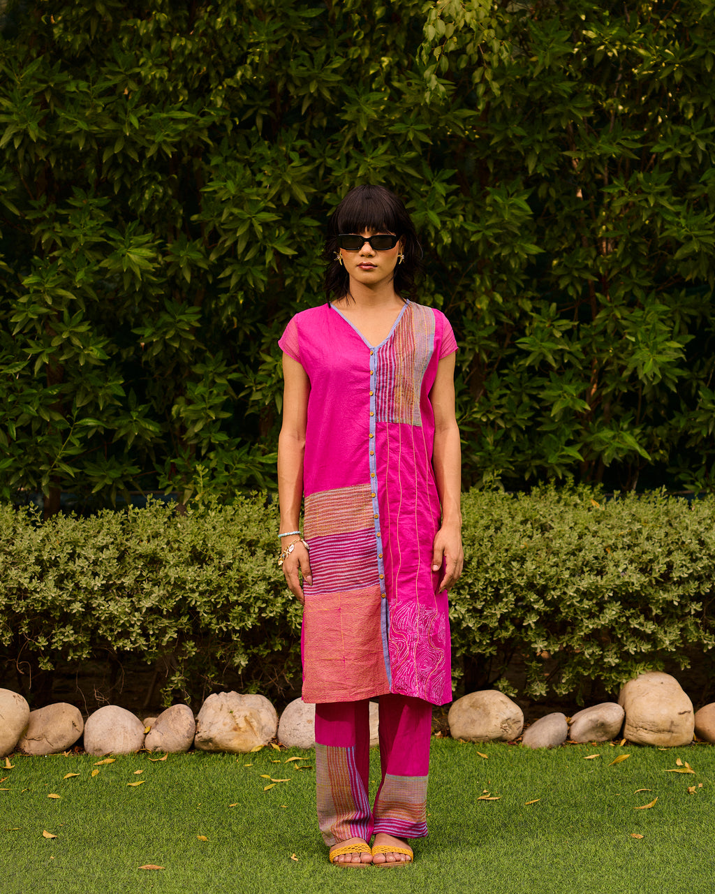 Weekend Candy Pink Kurta With Pant (Set Of 2)