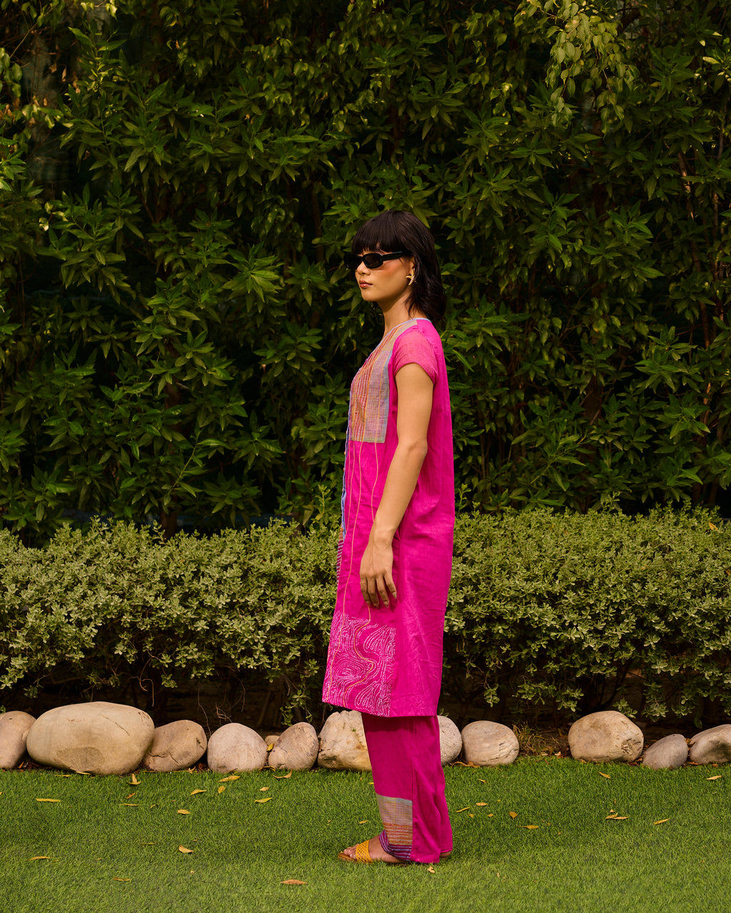Weekend Candy Pink Kurta With Pant (Set Of 2)