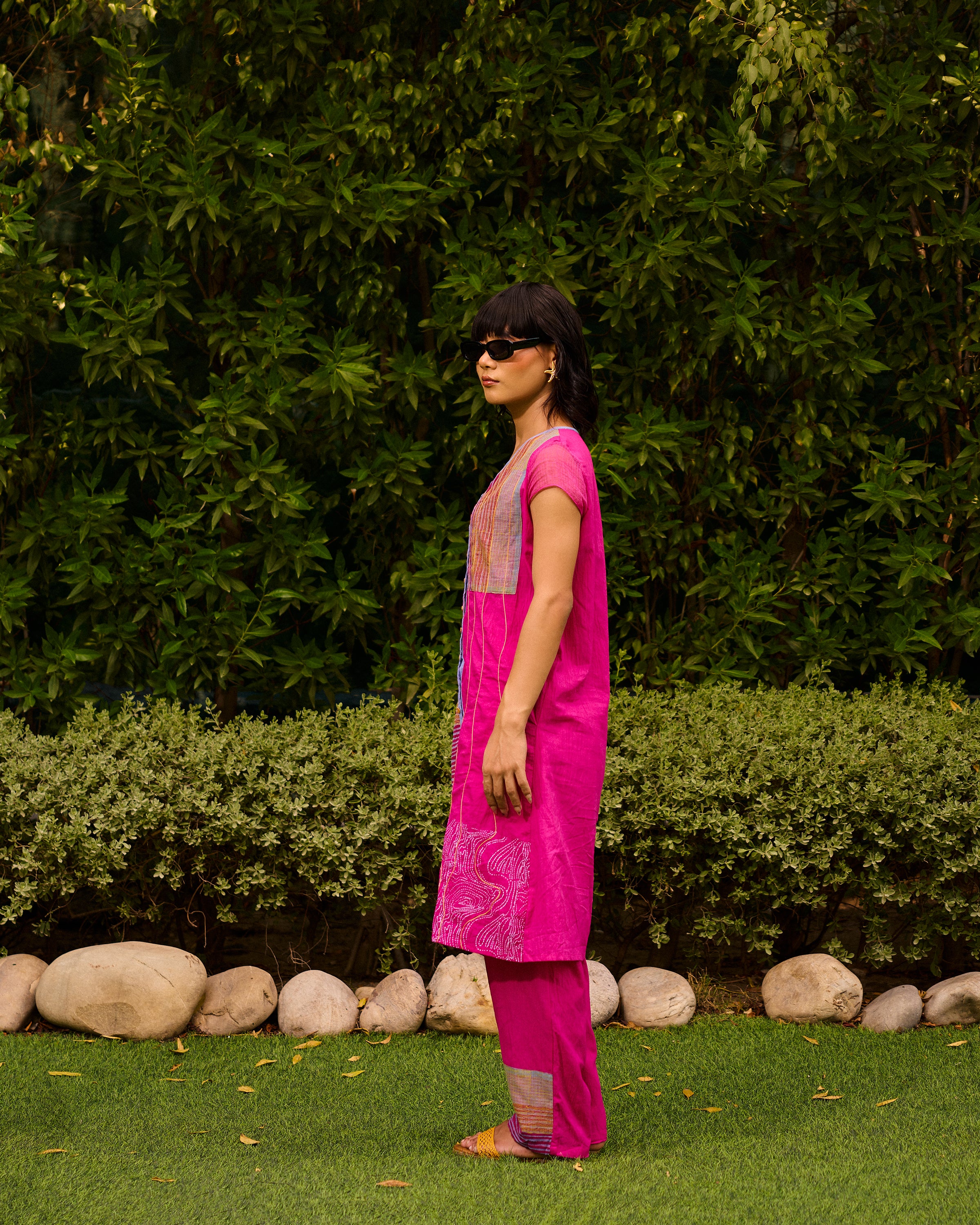 Weekend Candy Pink Kurta With Pant (Set Of 2)