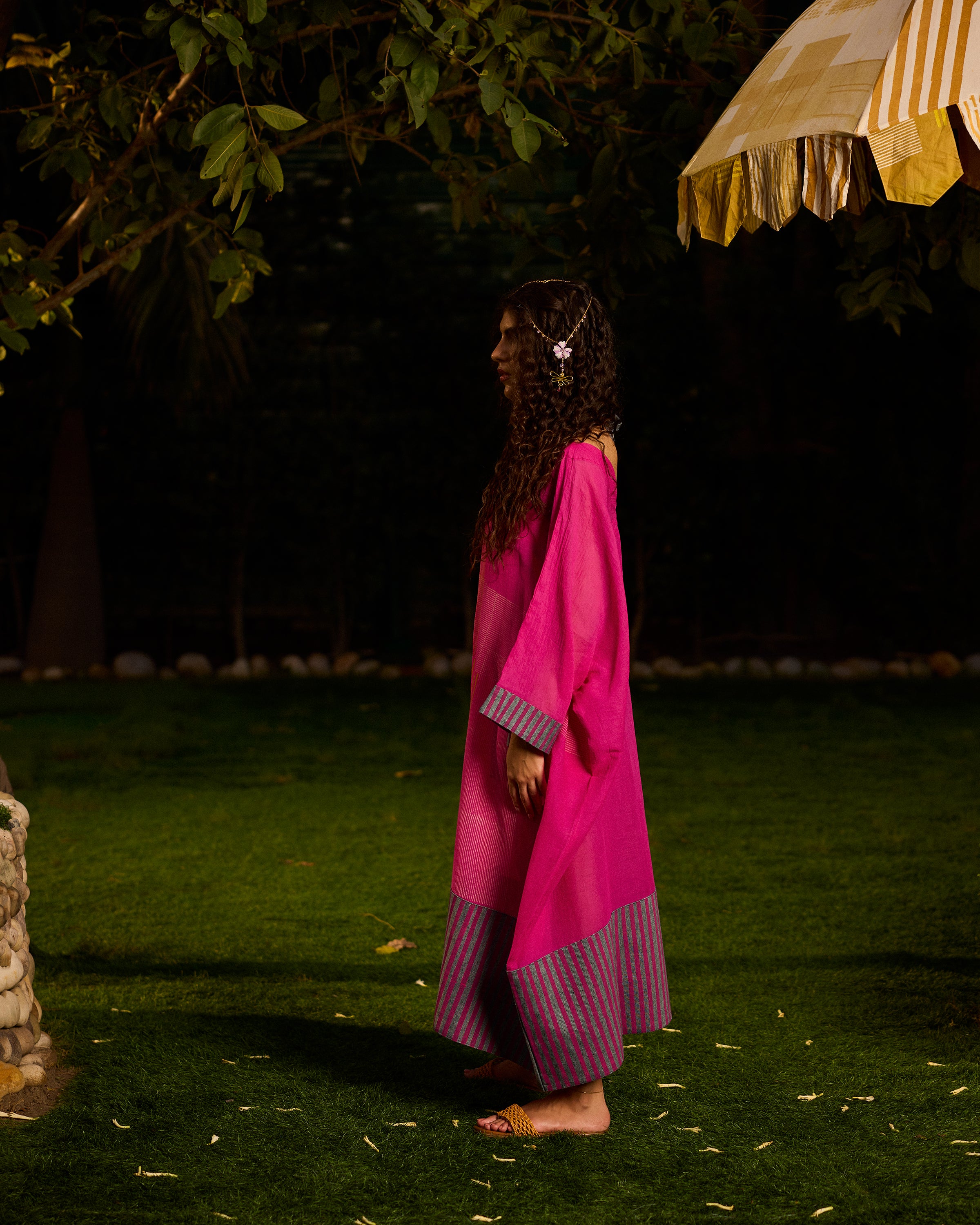 Weekend Candy Pink Mul Asymmetic Dress