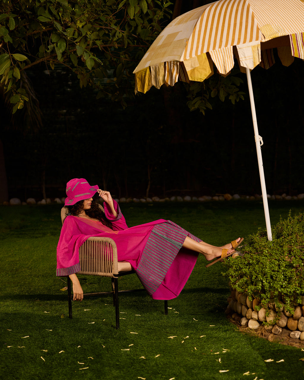 Weekend Candy Pink Mul Asymmetic Dress
