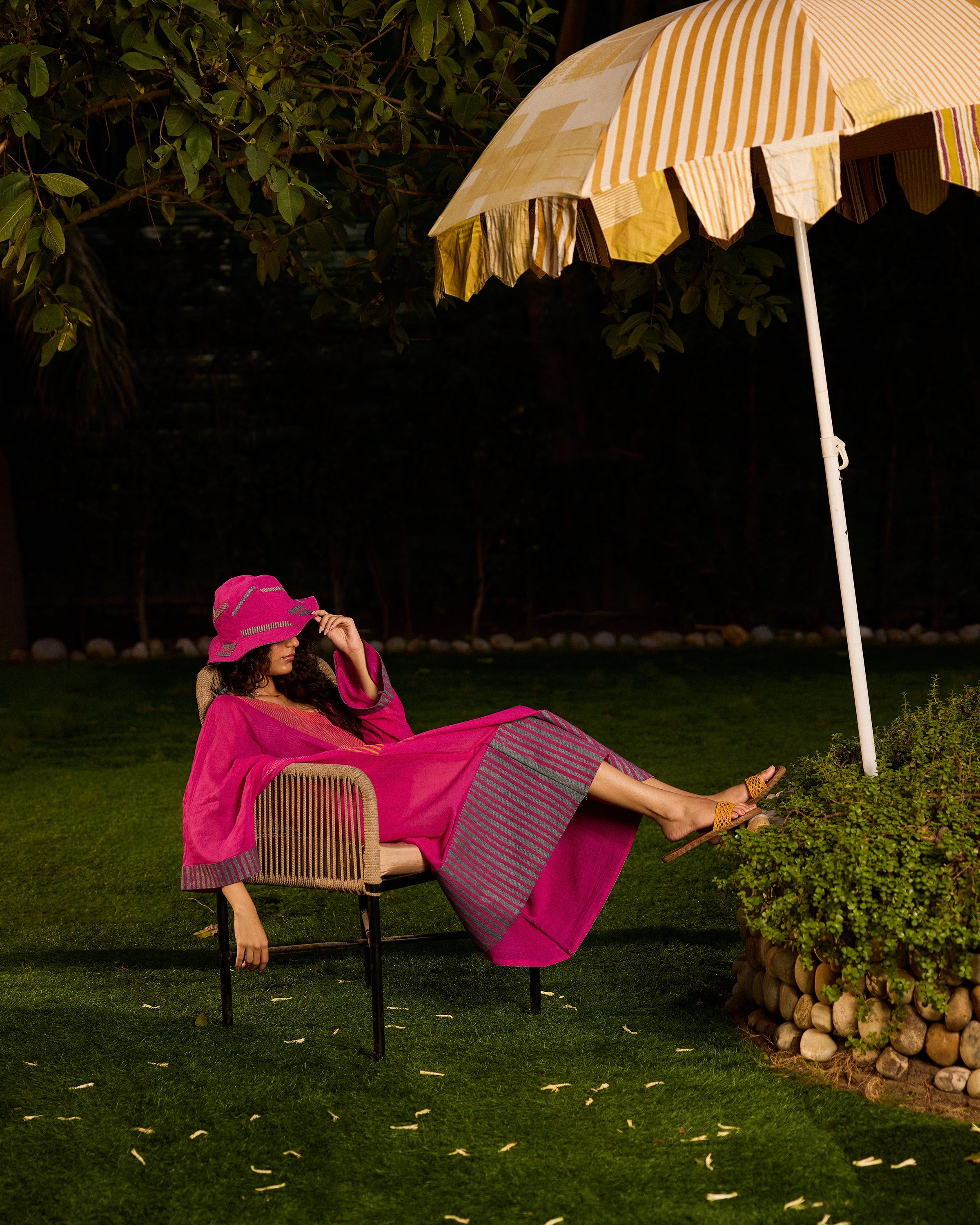 Weekend Candy Pink Mul Asymmetic Dress