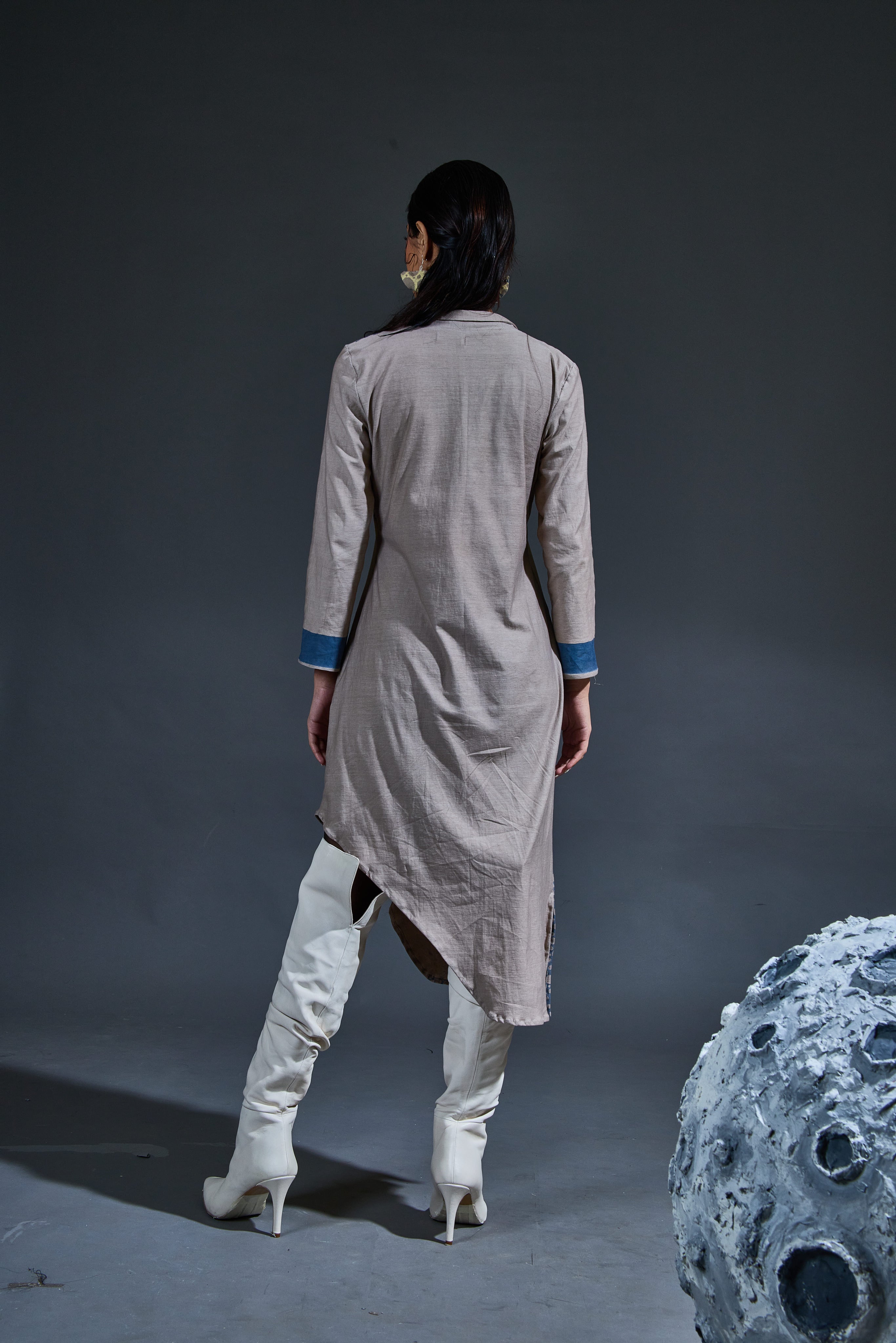 Crater Riff Grey Dress