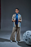 Crater Wave Ash Indigo Coordinate (Set of 2) - BANANA labs