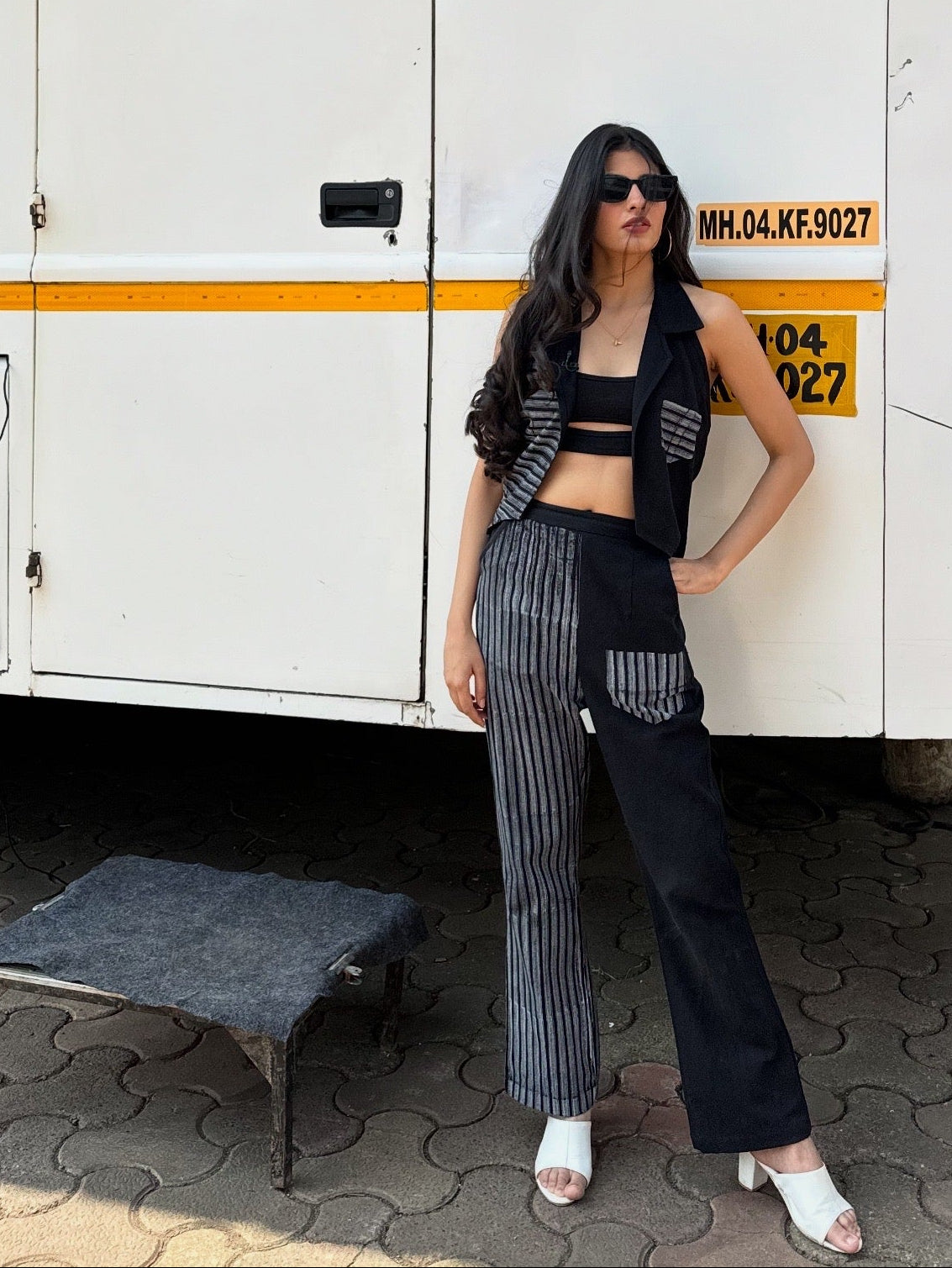 FIZZ Charcoal Waistcoat Coordinate | Pitch to Get Rich Edit