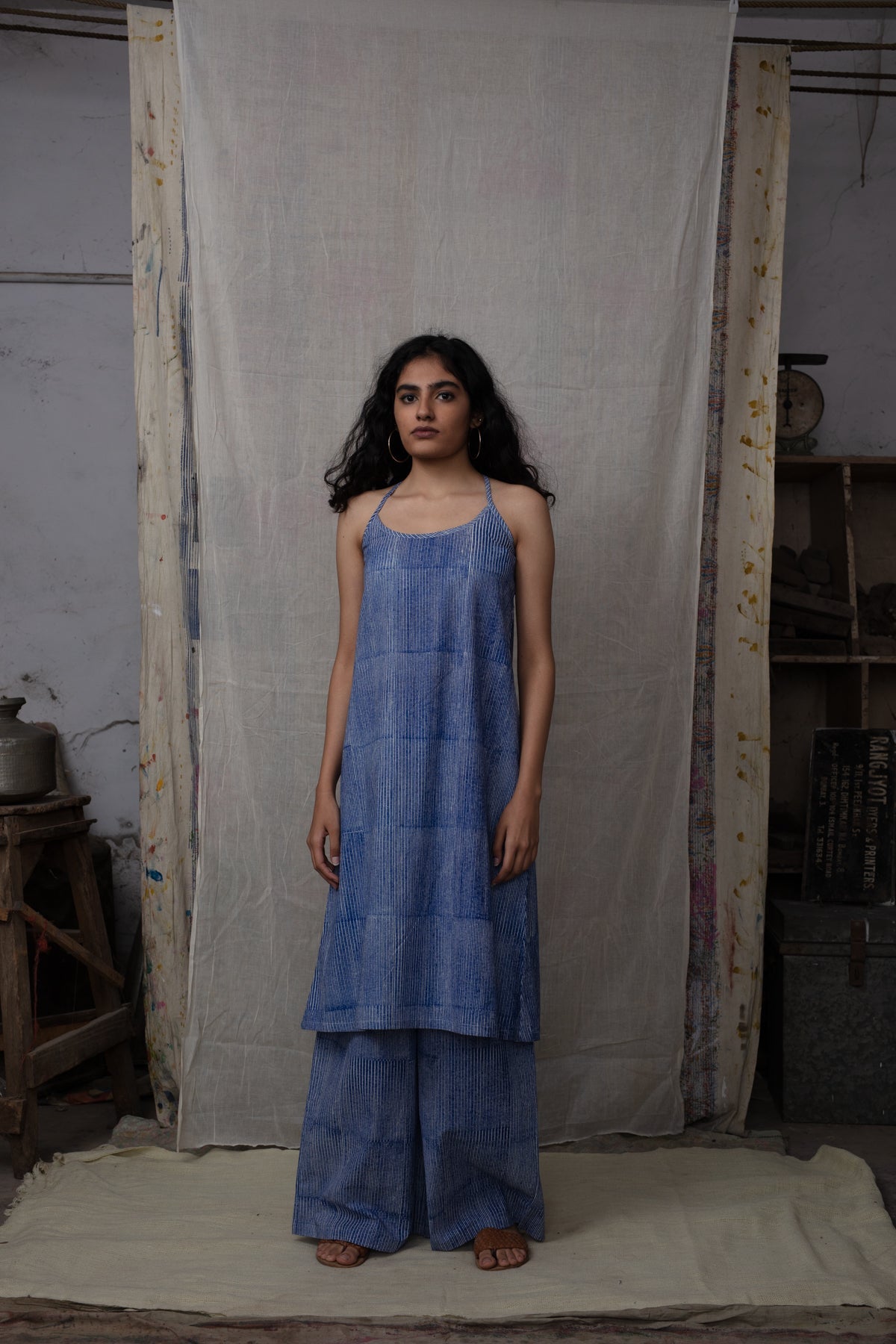 Pins Indigo Kurta Set of 3